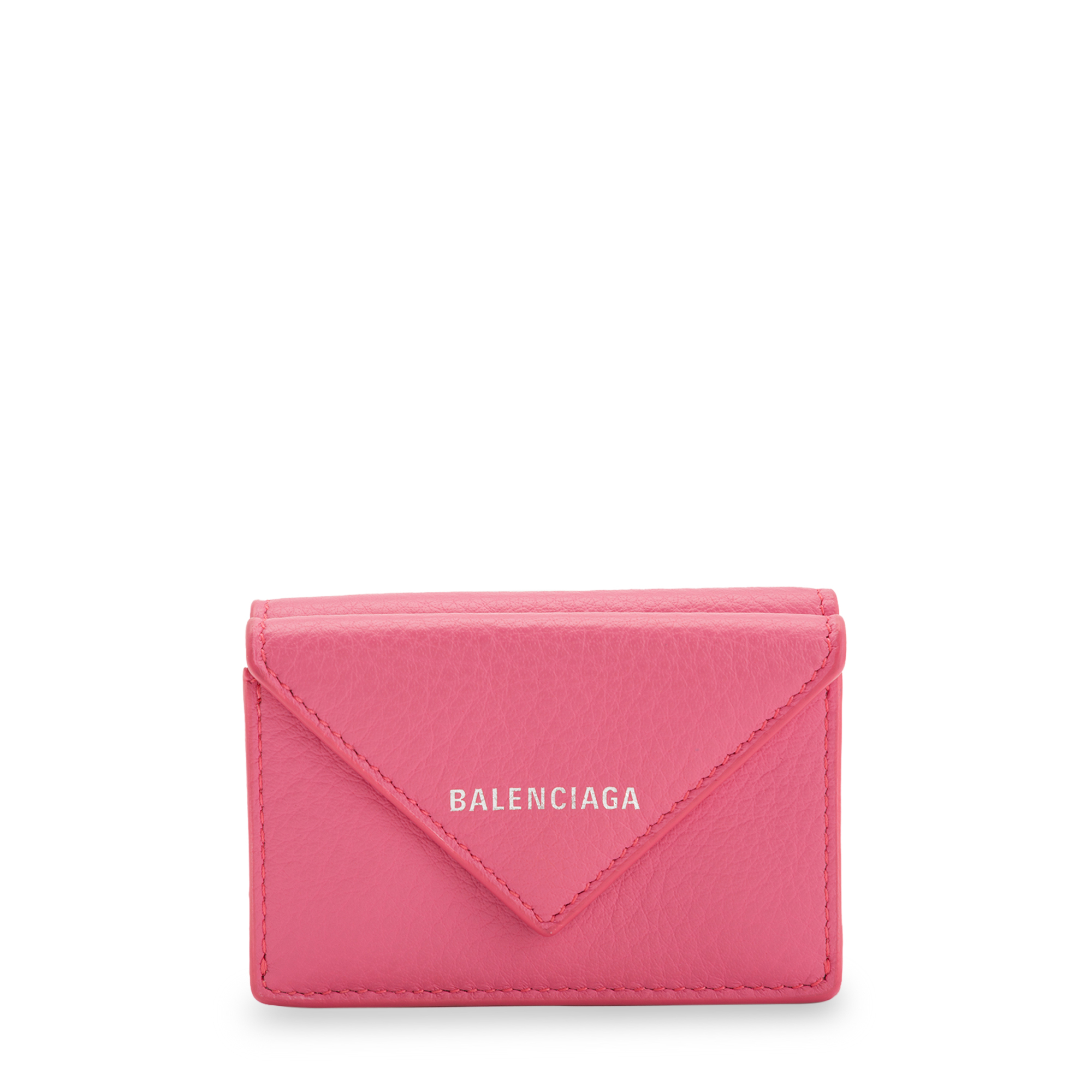 Balenciaga Papier mini wallet for Women - Pink in UAE | Level Shoes