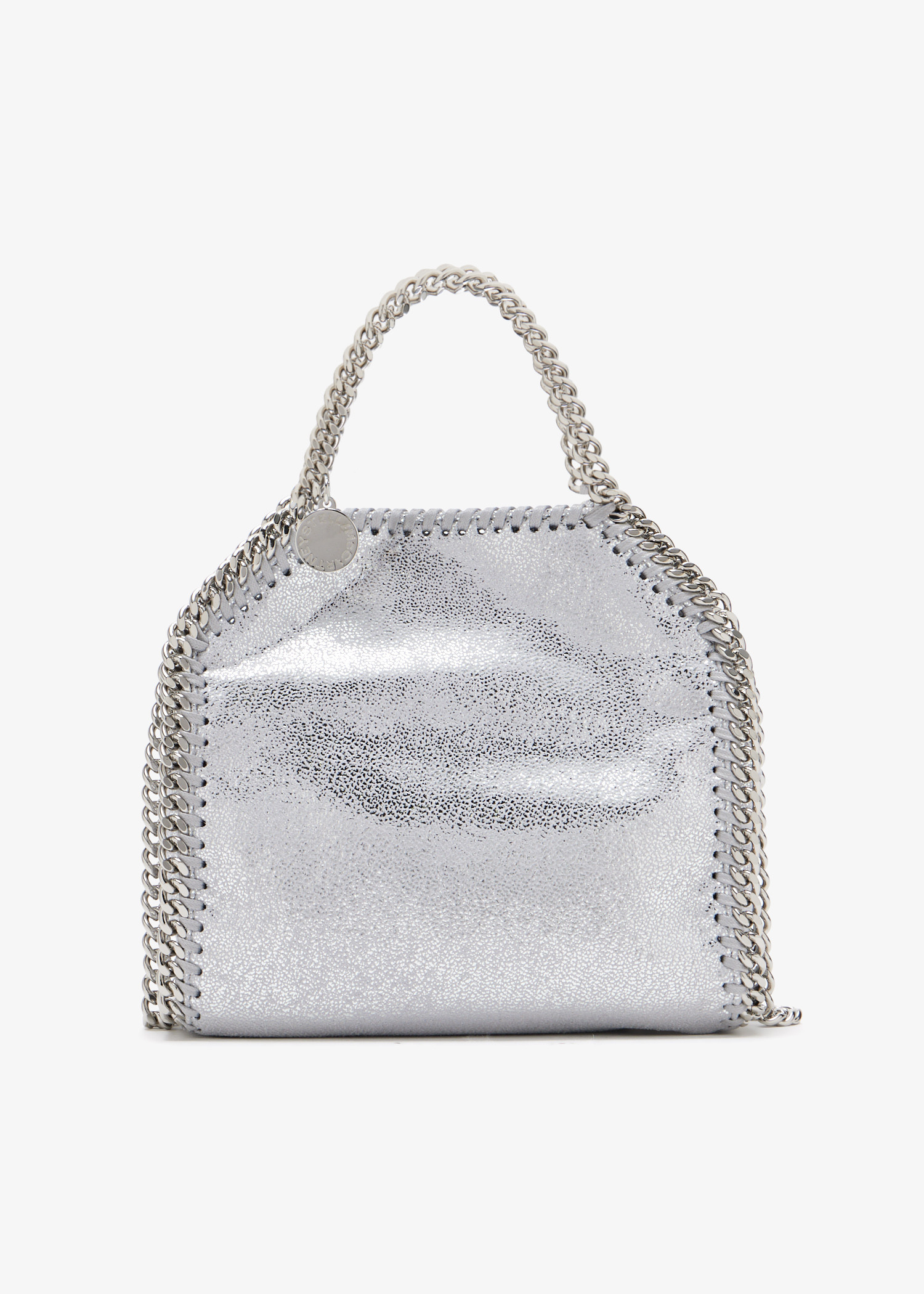 

Falabella tiny tote bag, Silver