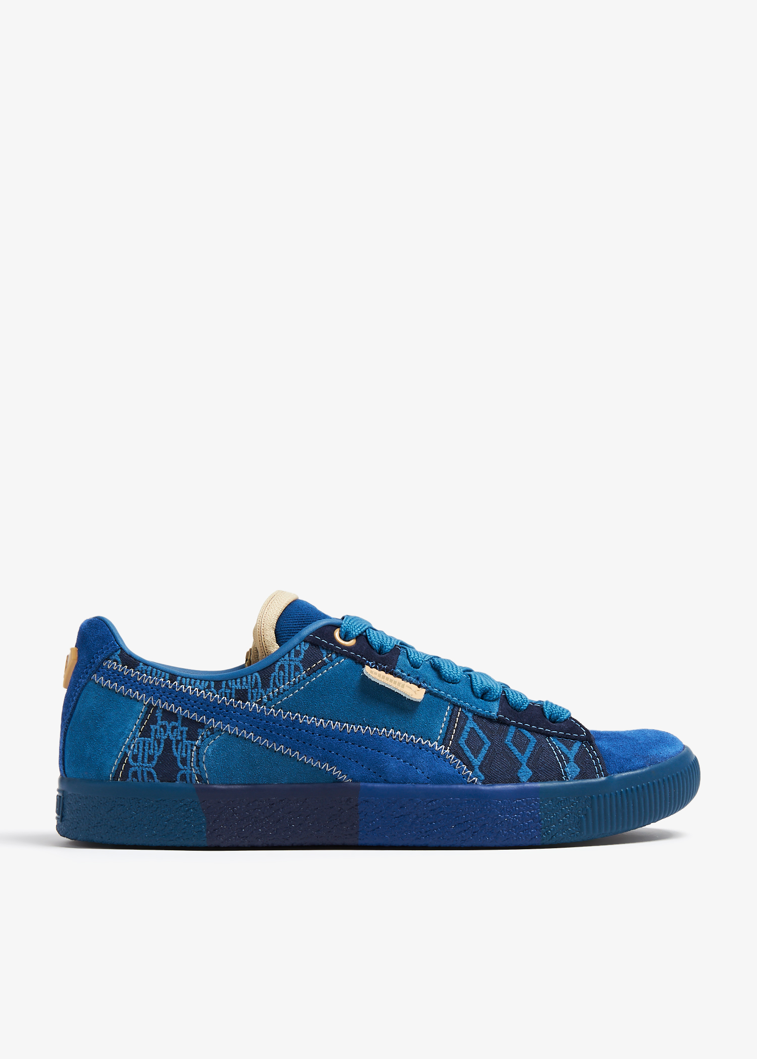 

x Dapper Dan Clyde Pre-Game Runway sneakers, Blue