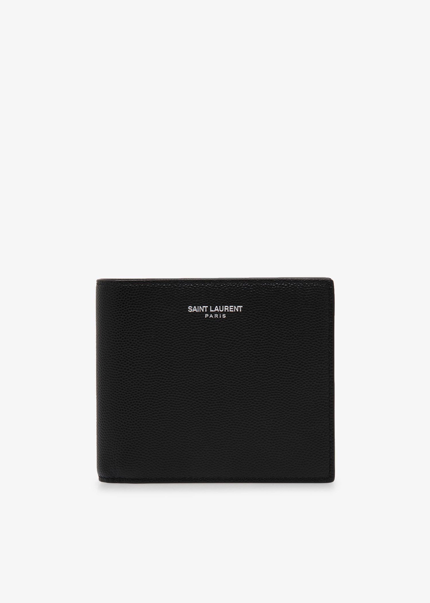 

East/West leather wallet, Black