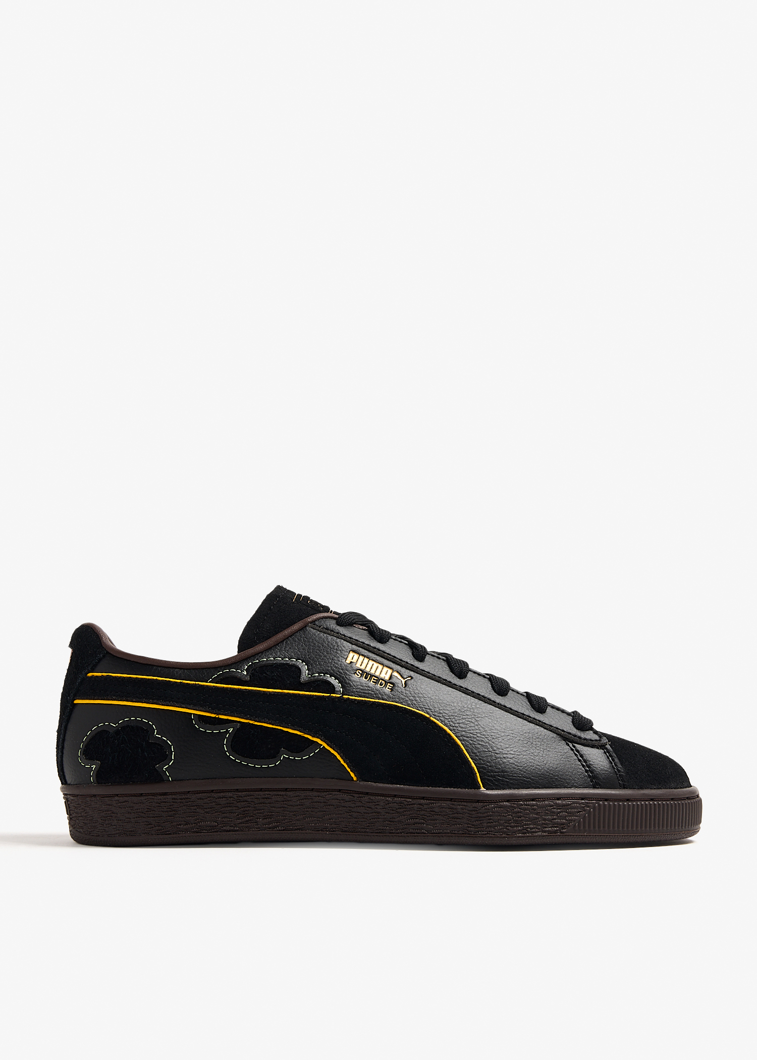

x ONE PIECE Suede Blackbeard Teech sneakers, Black