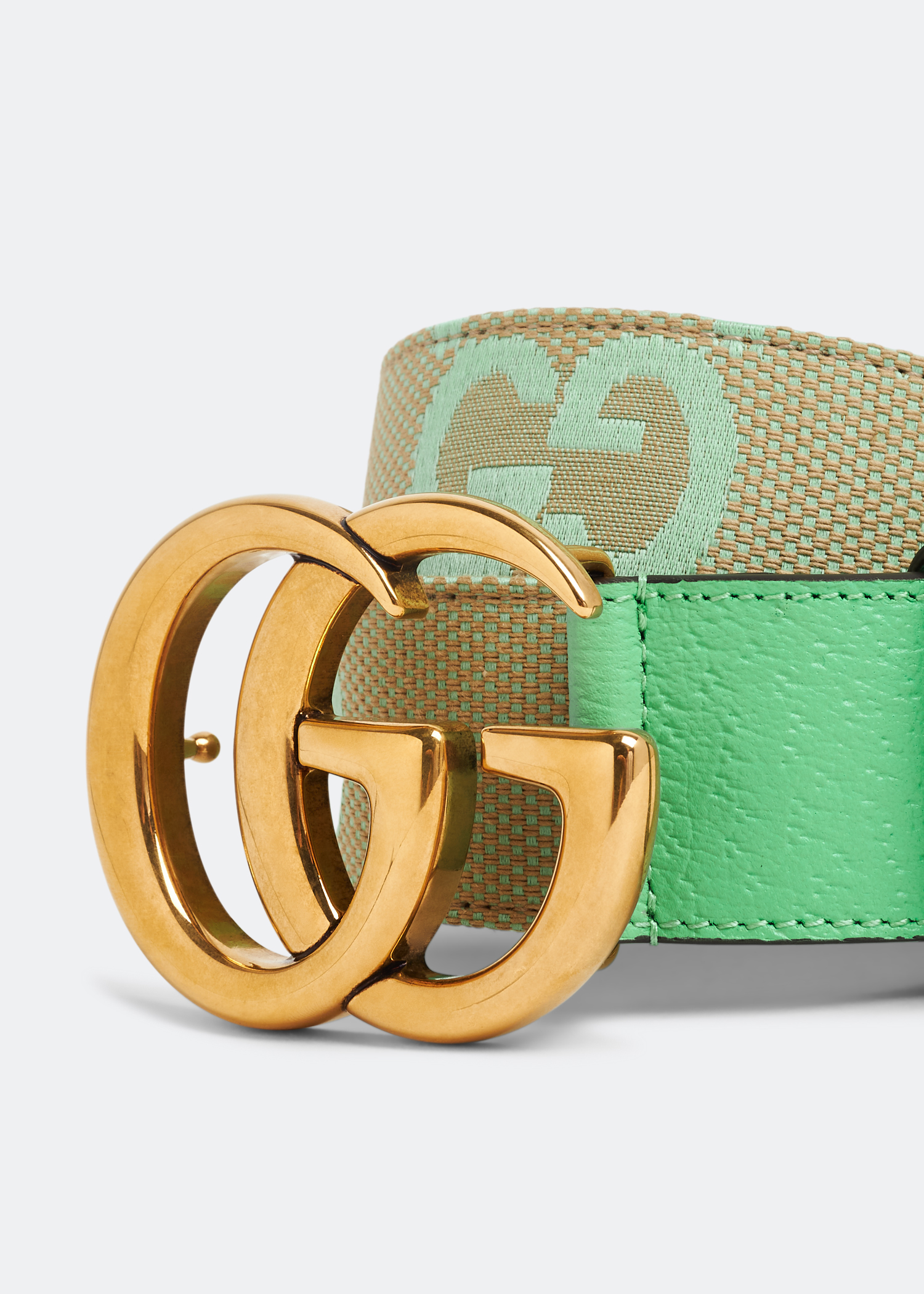 

GG Marmont jumbo GG belt, Green