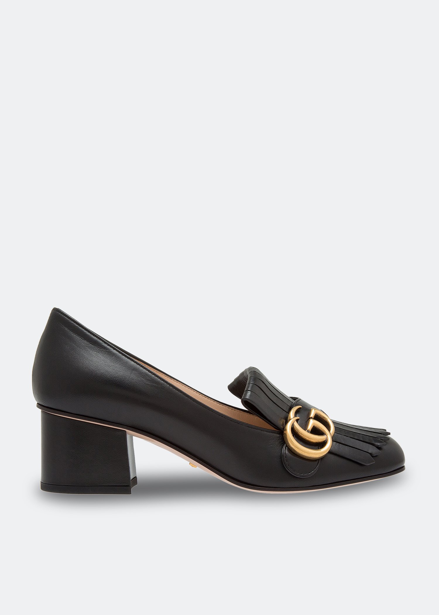 Gucci marmont gold pumps shop