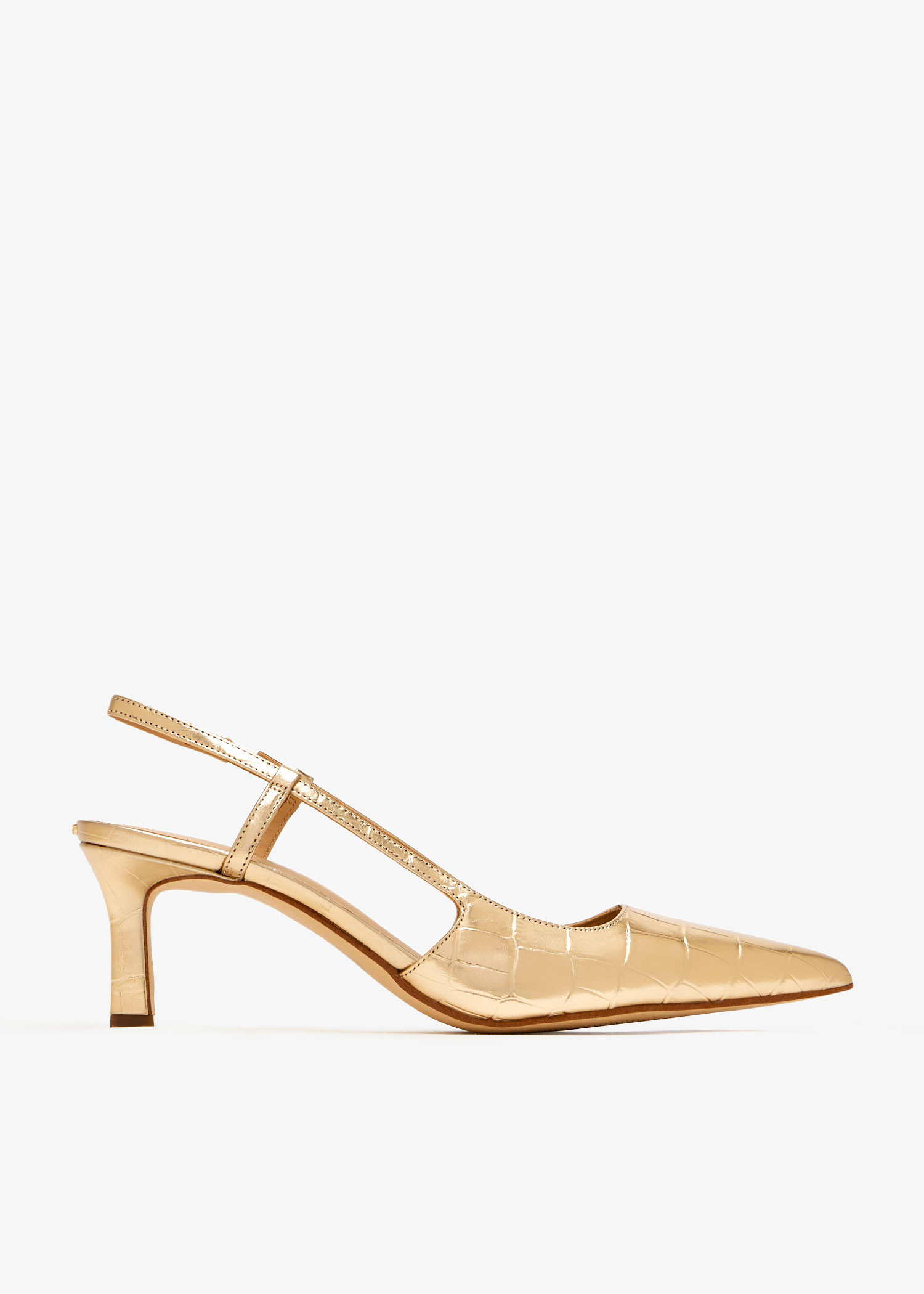 

Alora slingback pumps, Gold