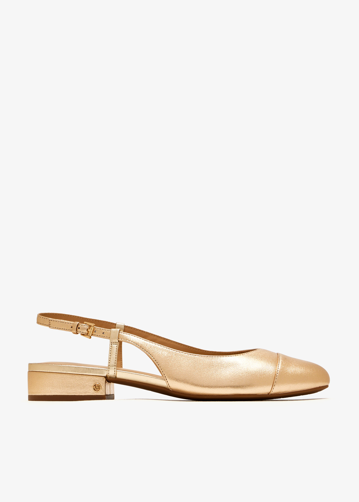 

Perla Flex slingback flats, Gold