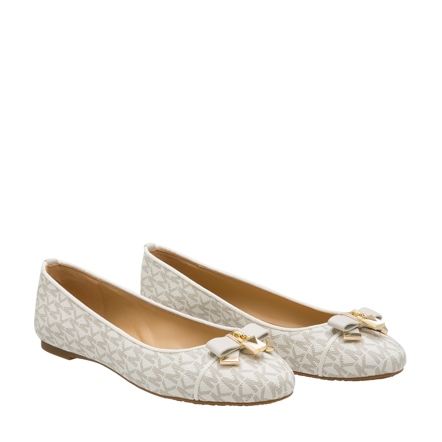 

Alice ballet flats, White