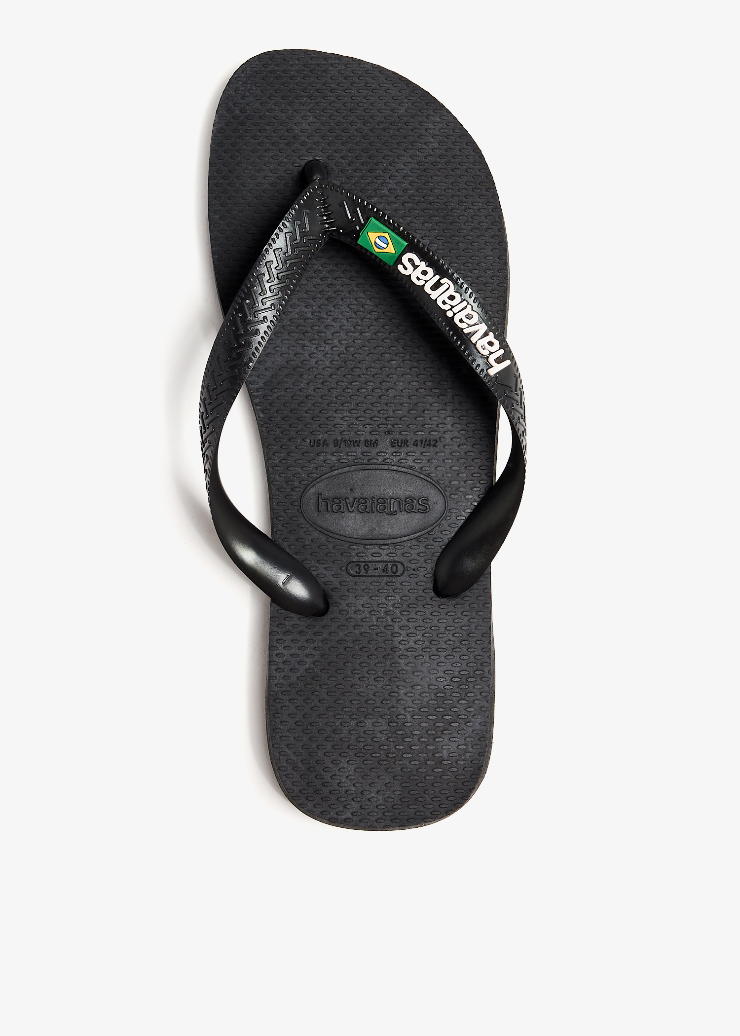 

Brazil flip flops, Black