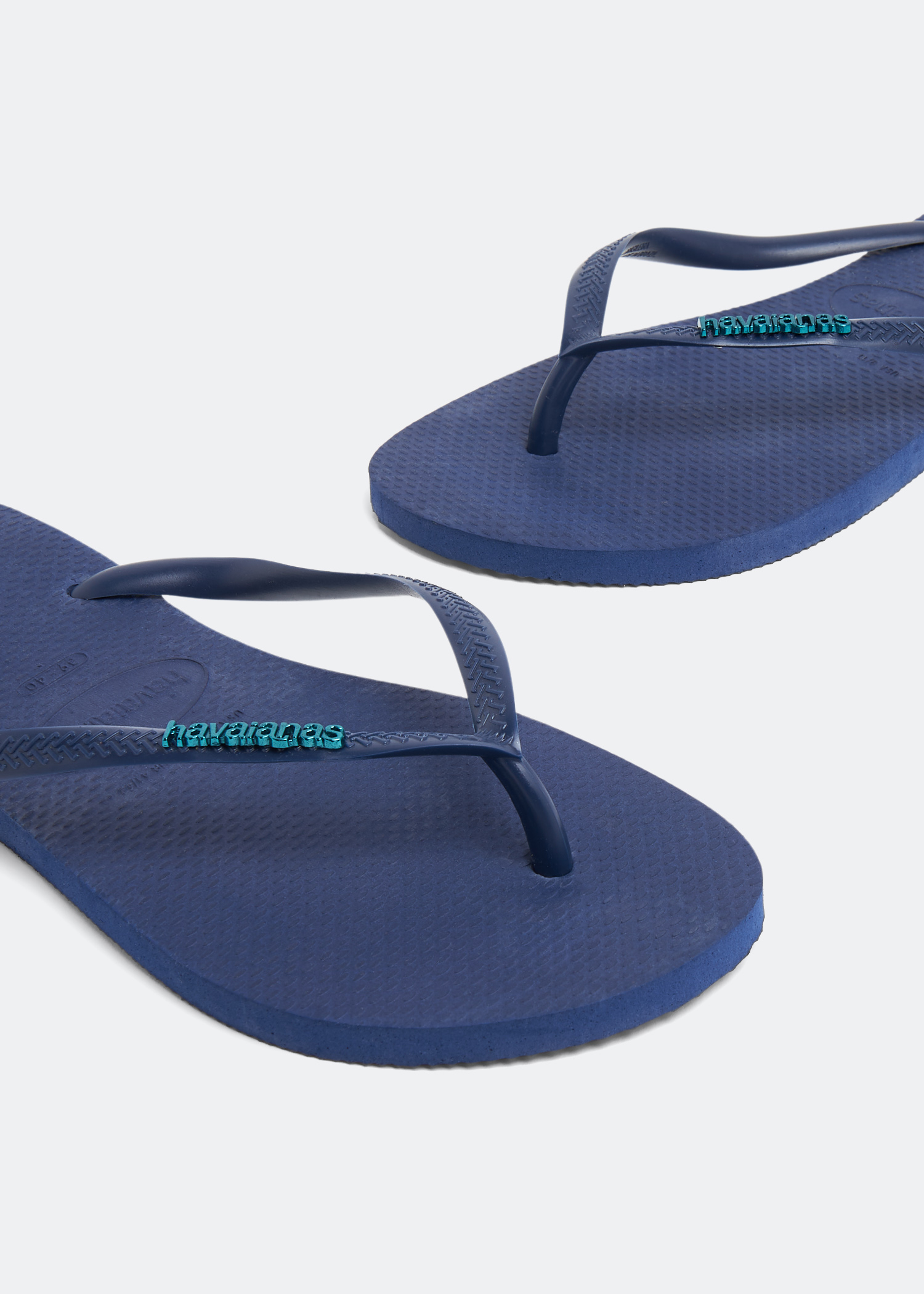 

Slim flip flops, Blue