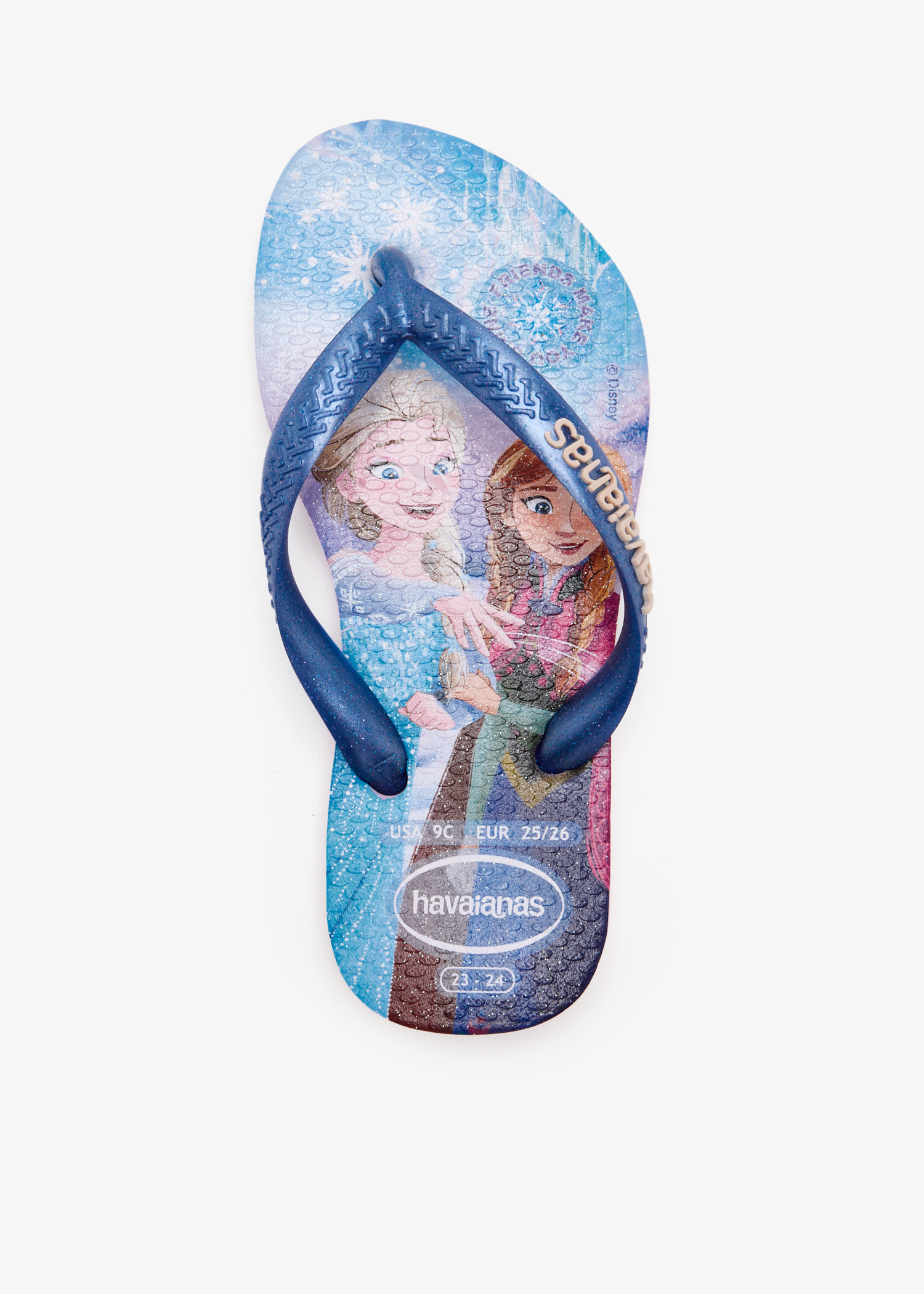 

Princess flip flops, Blue