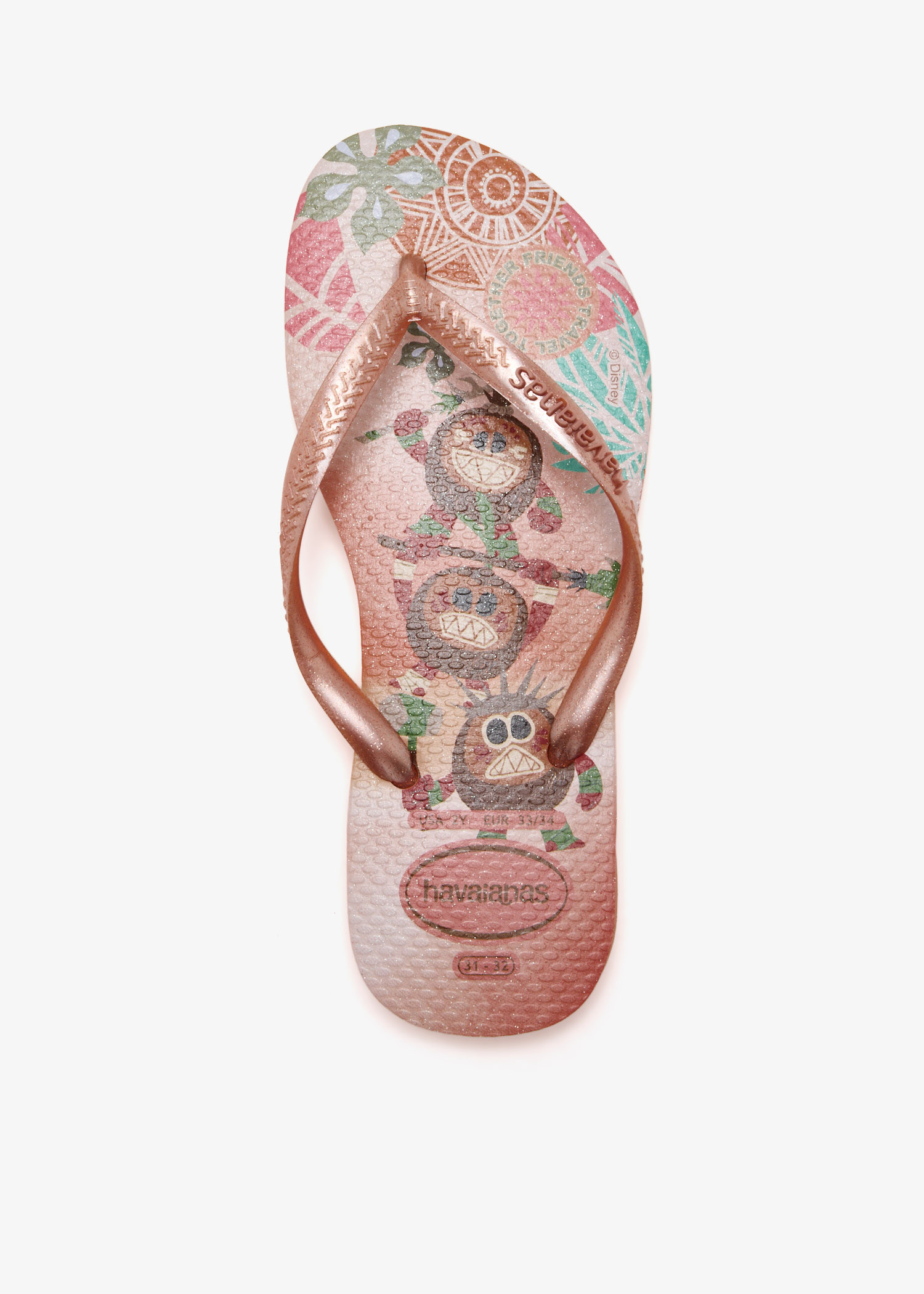 

Princess flip flops, Pink