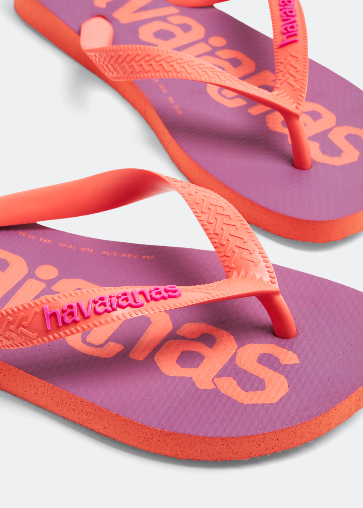 

Top Logomania II flip flops, Pink