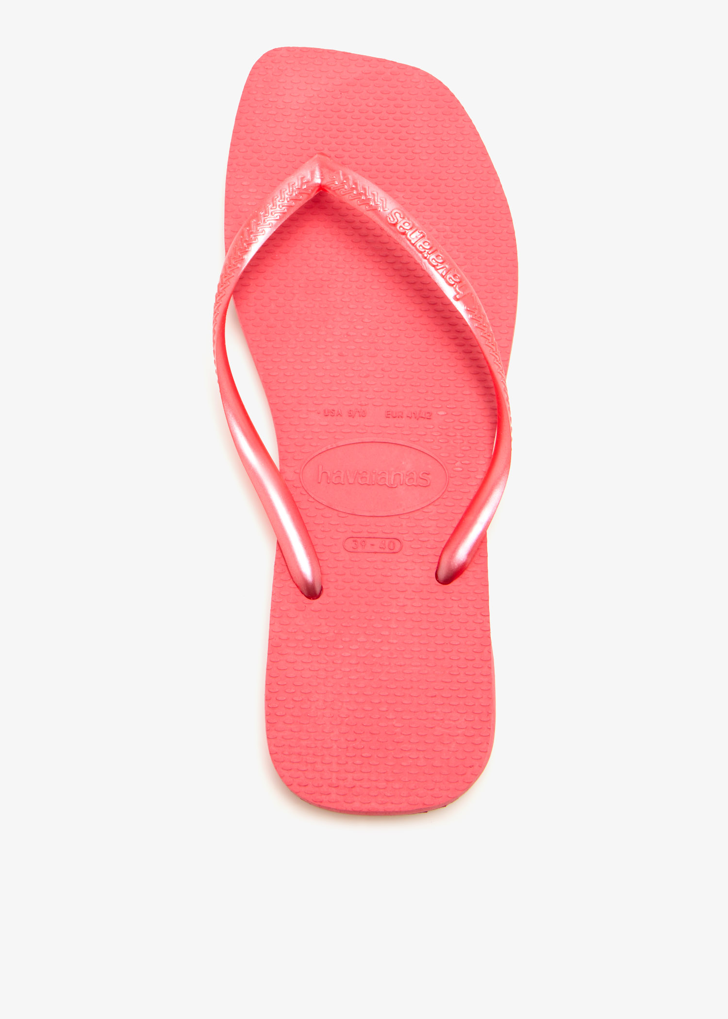 

Slim Square flip flops, Pink