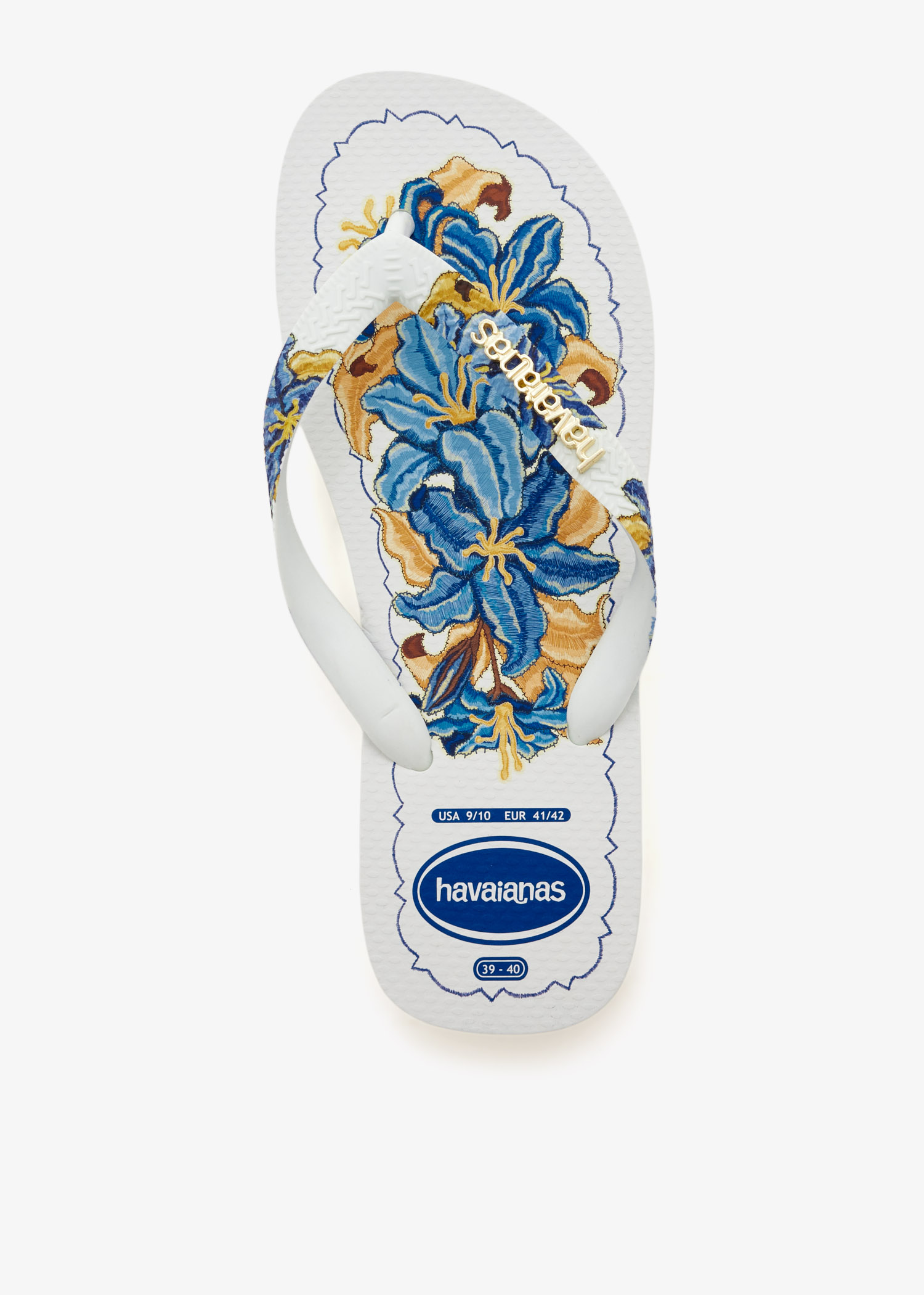 

Tropicalia Vibes II flip flops, White