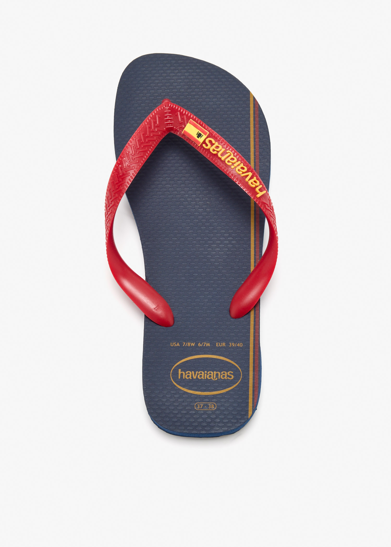 

Top Nations flip flops, Red