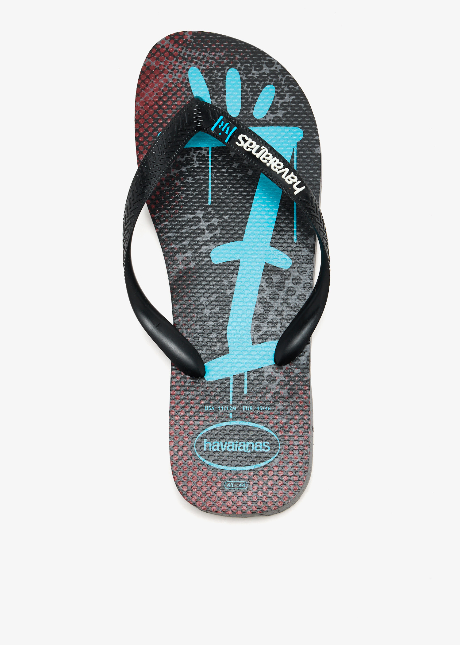 

x Vini Jr. Street flip flops, Black
