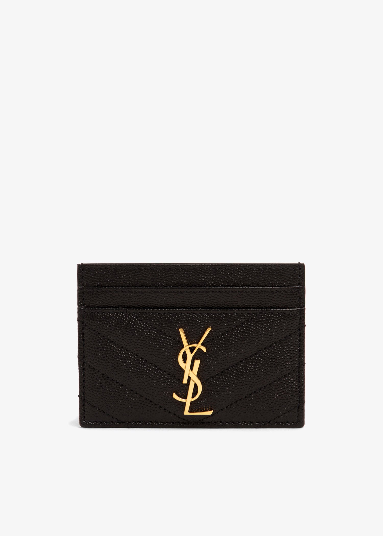 

Monogram card case, Black