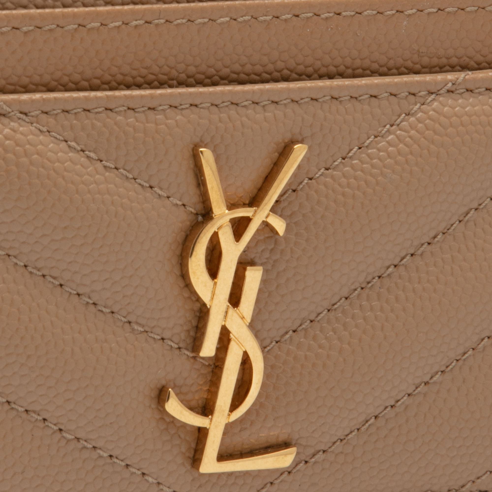 

Monogram card case, Beige