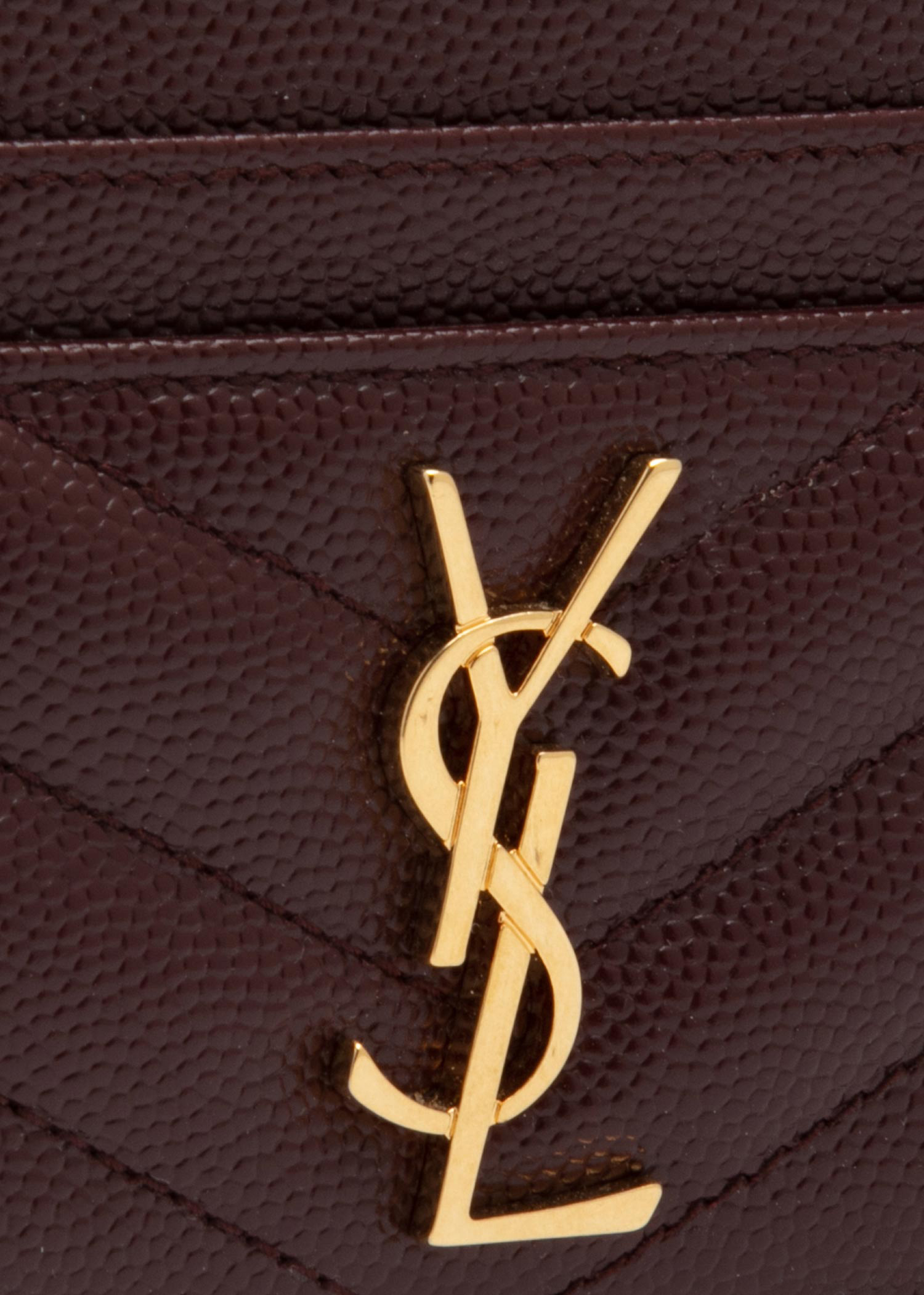 

Monogram card case, Burgundy