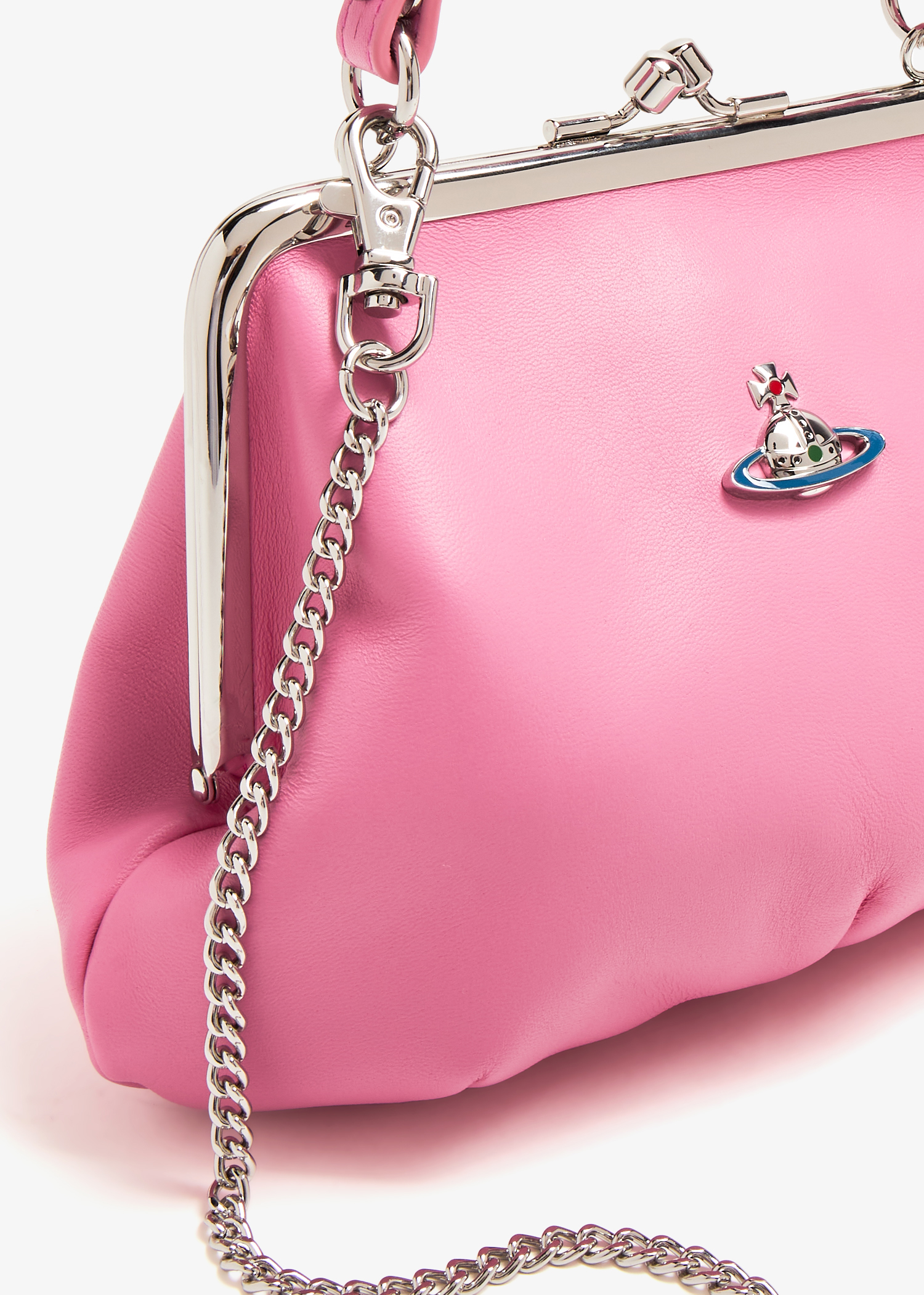 Vivienne Westwood Granny Frame purse for Women - Pink in UAE