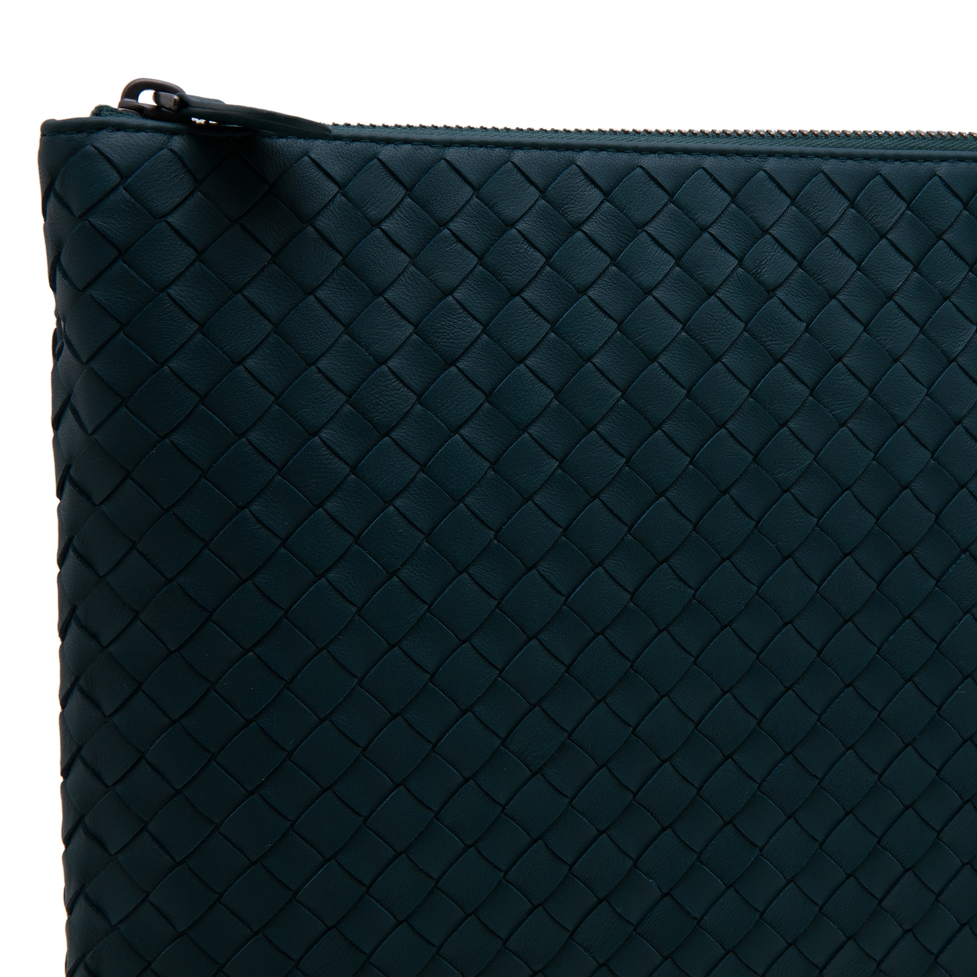 

Intrecciato nappa document case, Blue