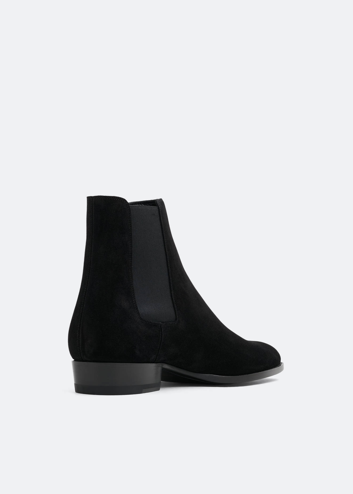 Saint laurent black clearance suede chelsea boots