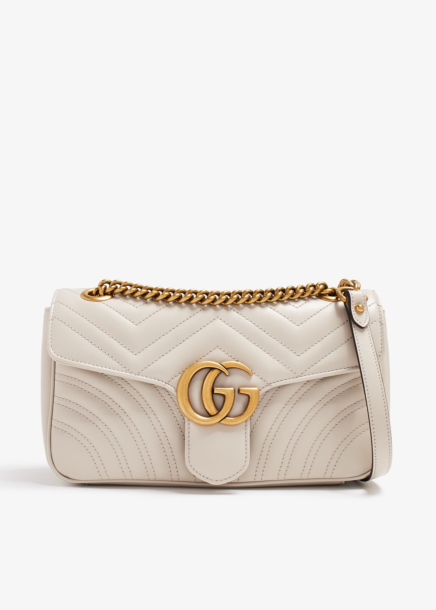 

GG Marmont small shoulder bag, Grey