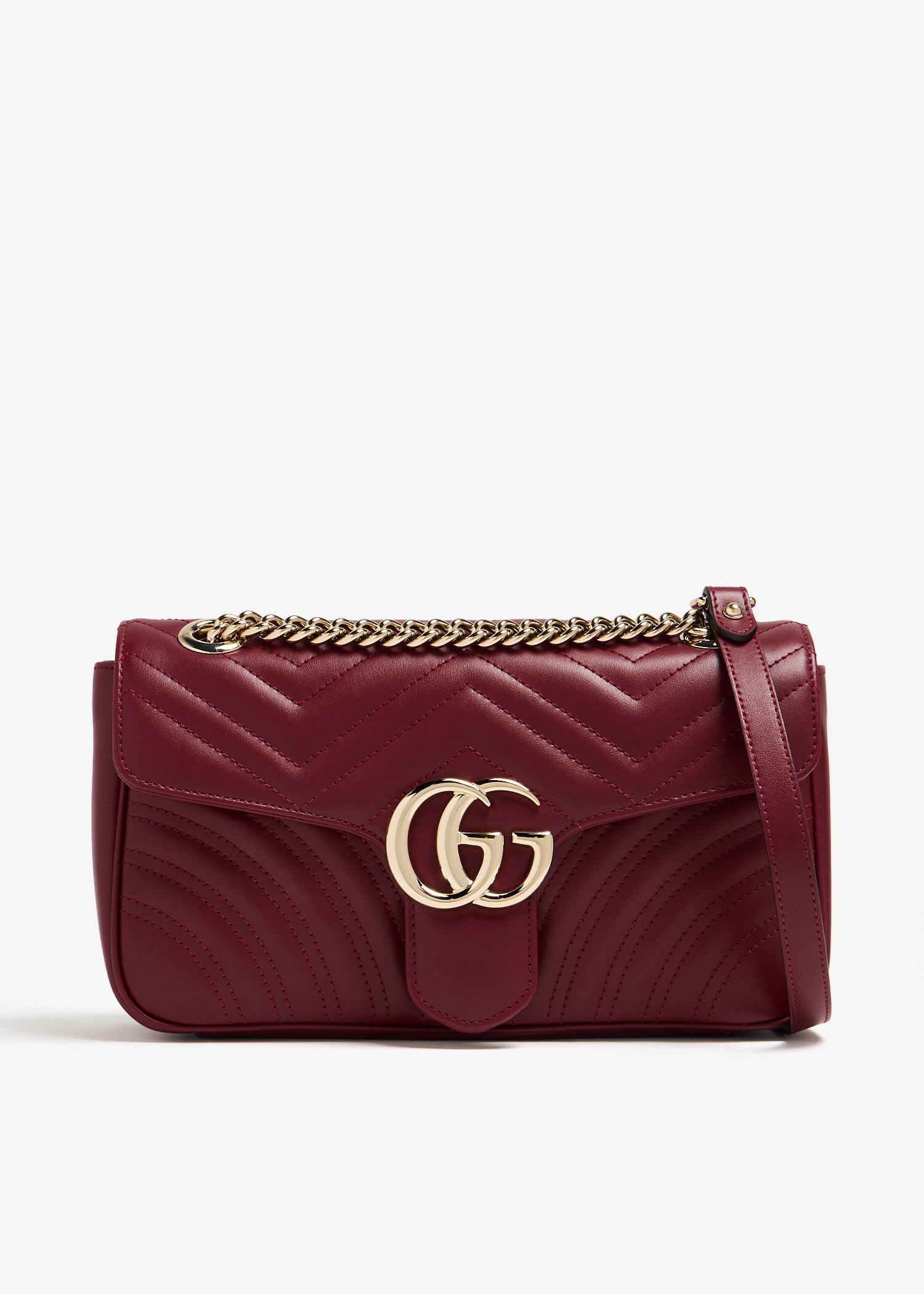 Gucci GG Marmont small shoulder bag for Women Red in KSA Level Shoes