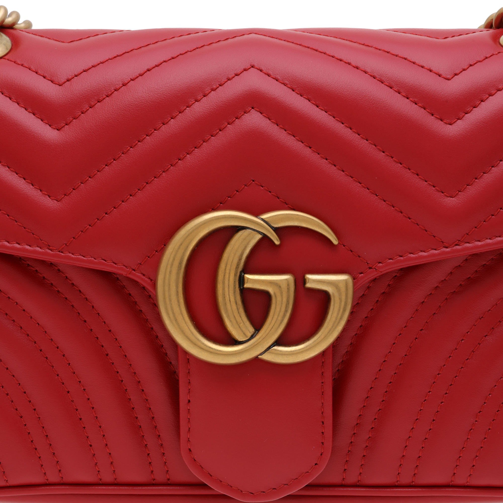 

GG Marmont shoulder bag, Red