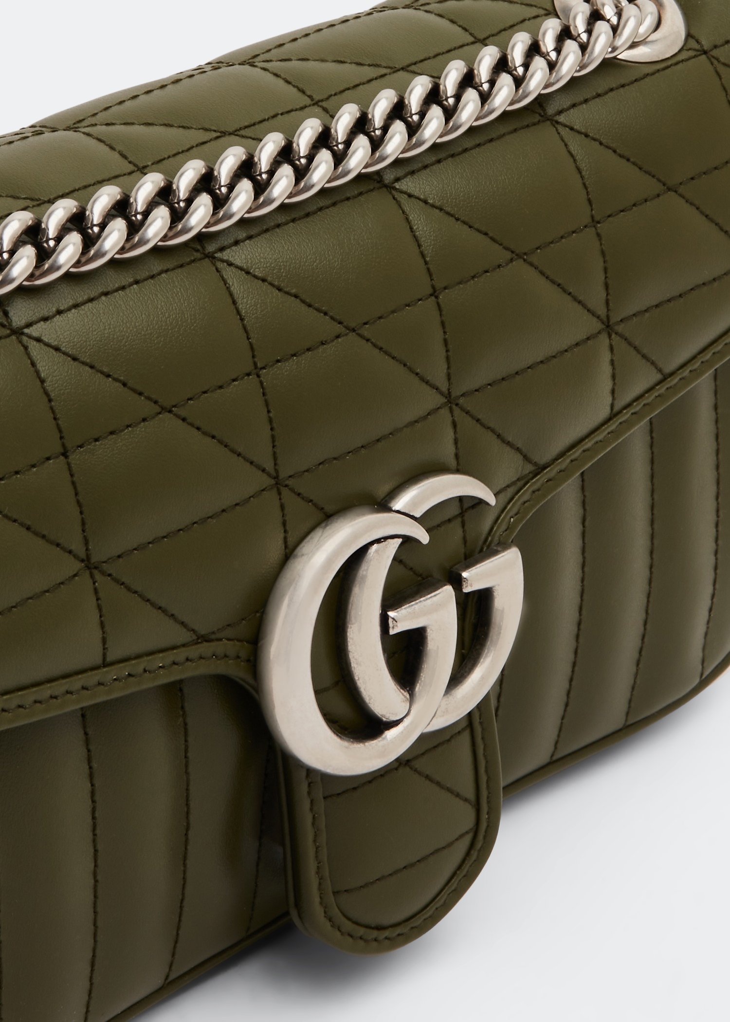 Gucci GG Marmont small shoulder bag for Women Green in UAE Level Shoes