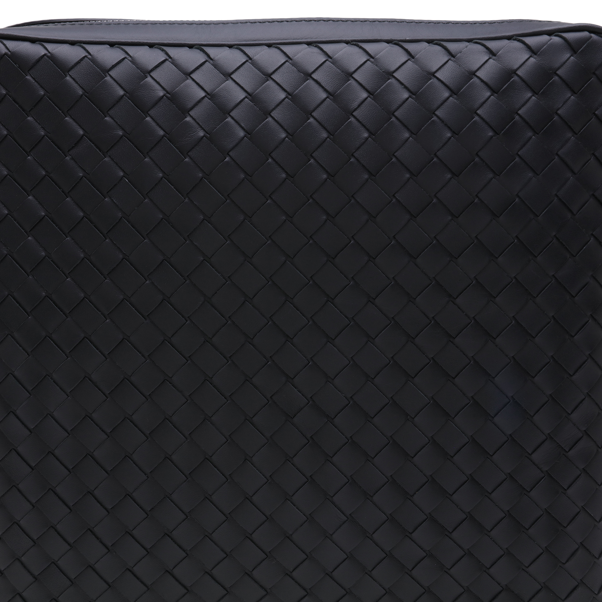 

Intrecciato messenger bag, Black
