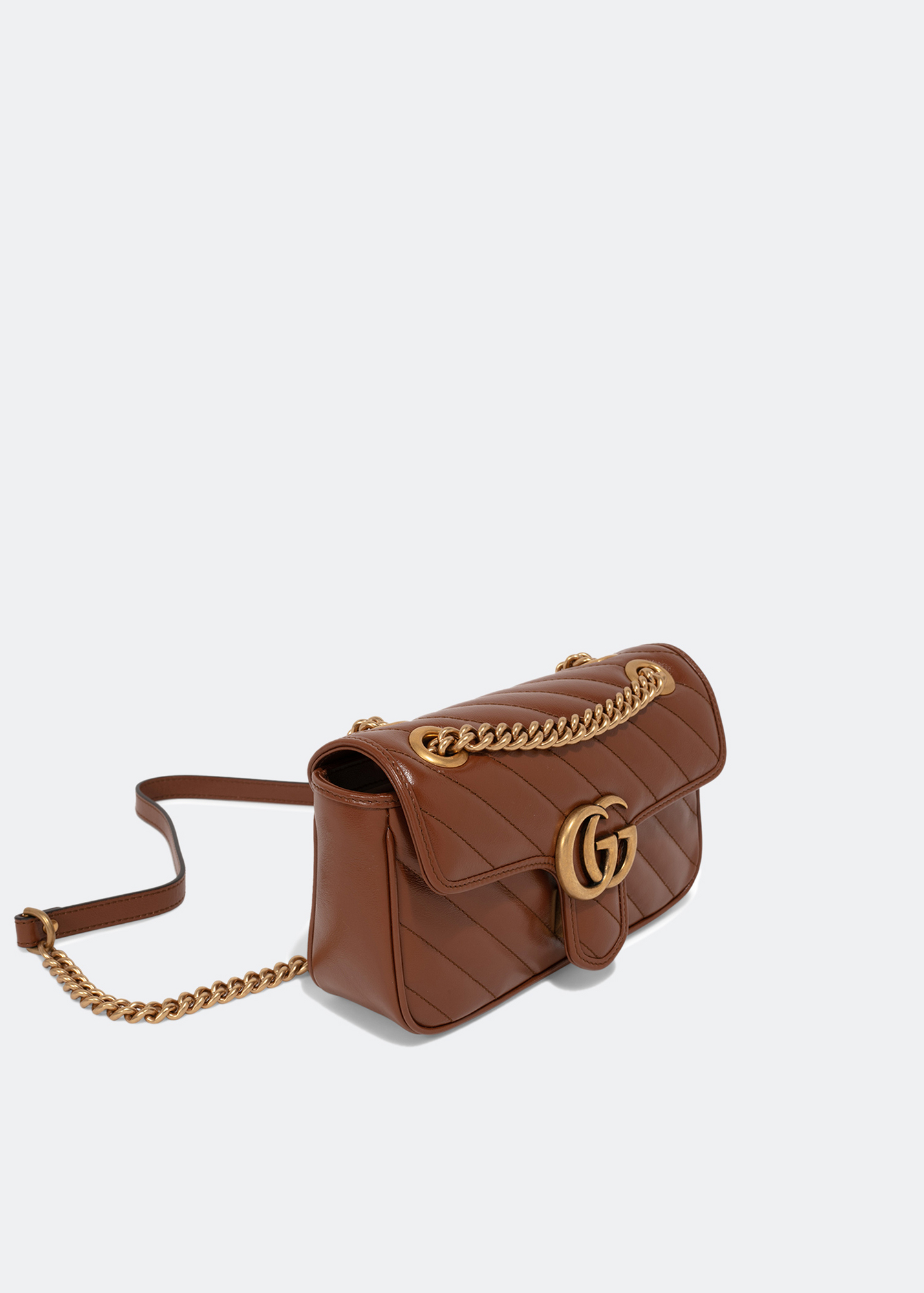 

GG Marmont mini shoulder bag, Brown