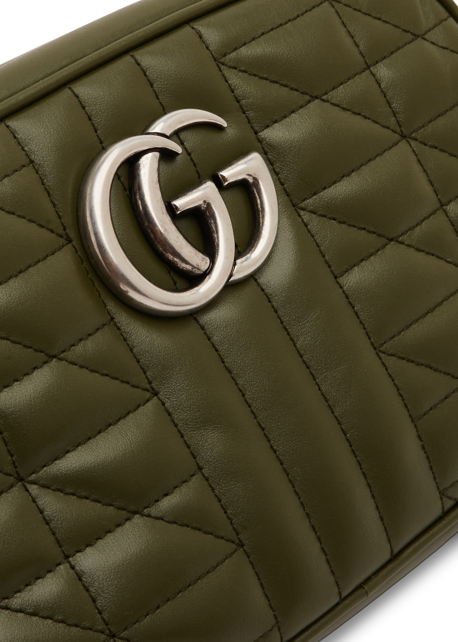 

GG Marmont small shoulder bag, Green