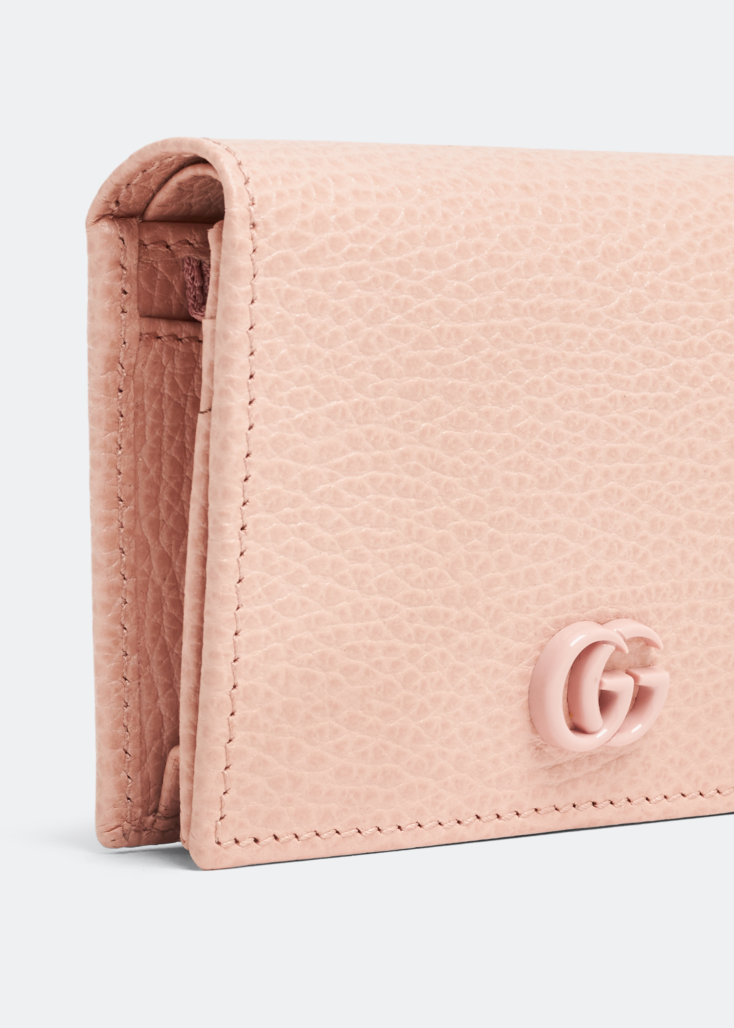 

GG Marmont card case wallet, Pink