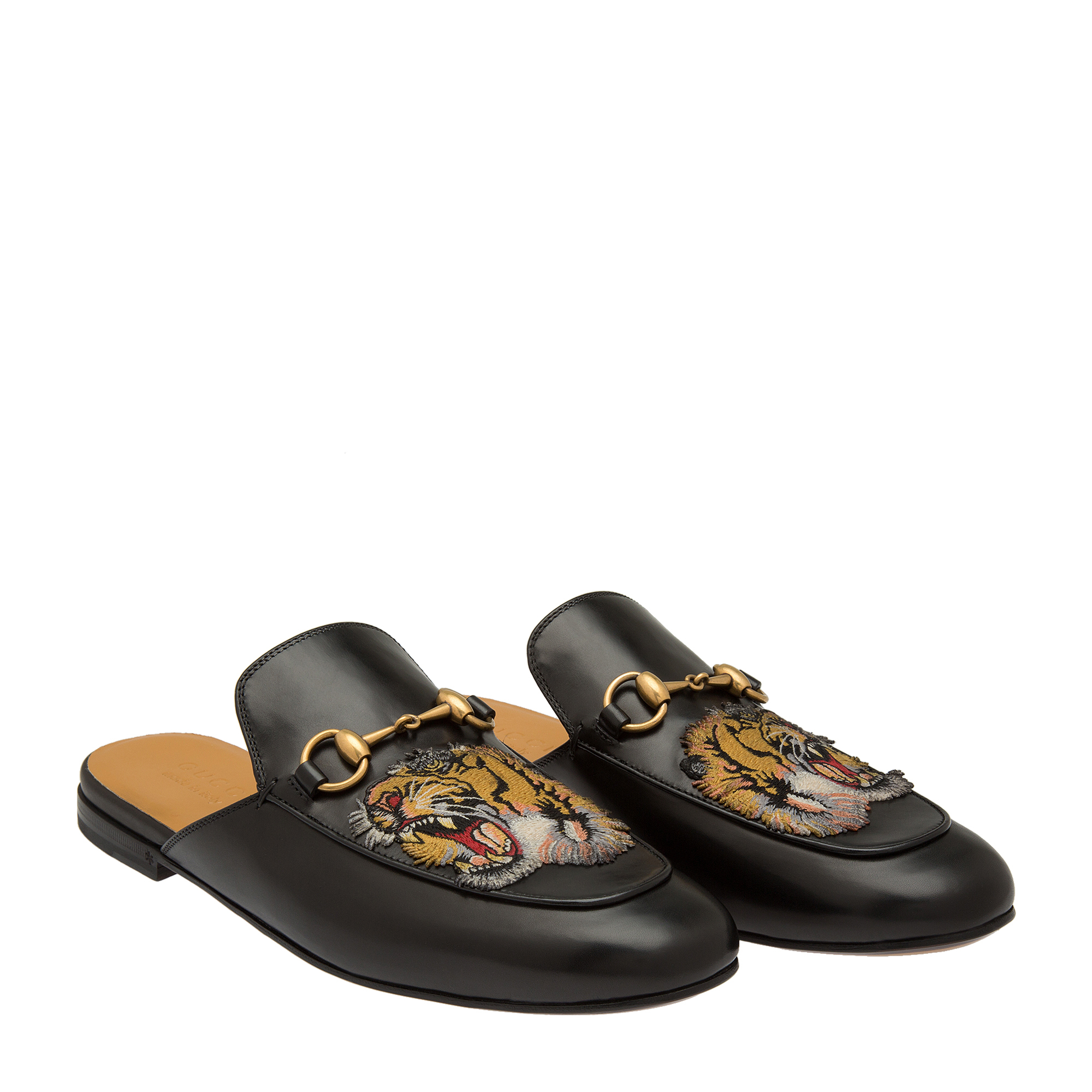 

Kings backless loafers, Black