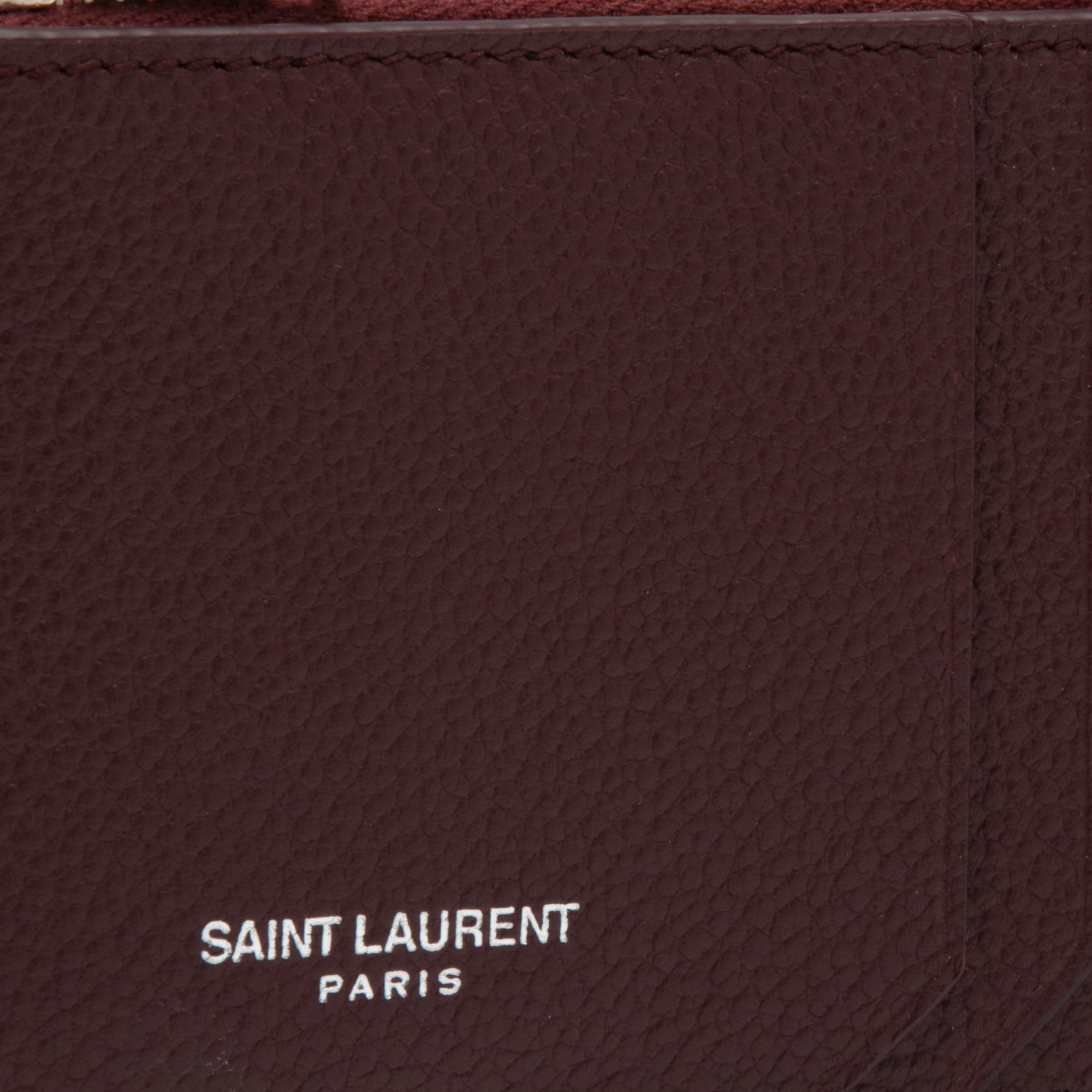 

Fragment zipped card case, Burgundy