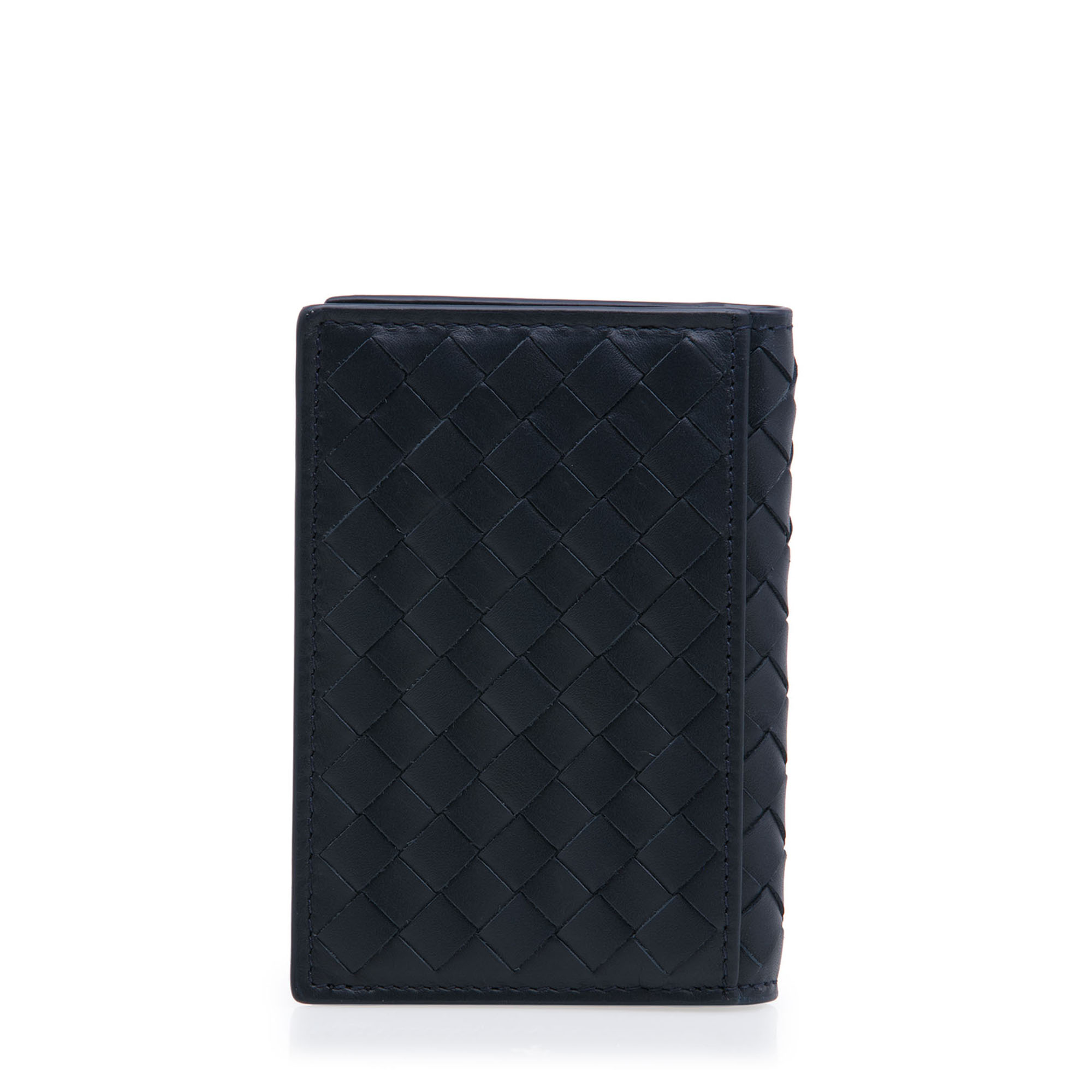 

Intrecciato wallet, Blue