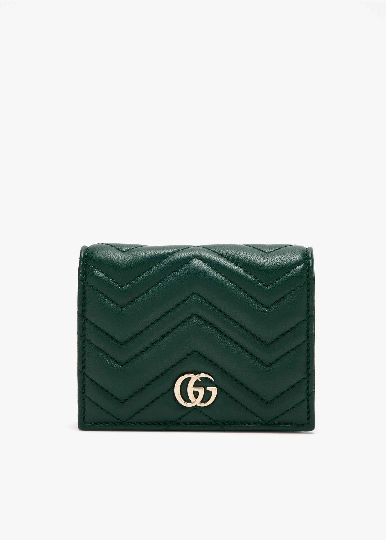 

GG Marmont mini wallet, Green