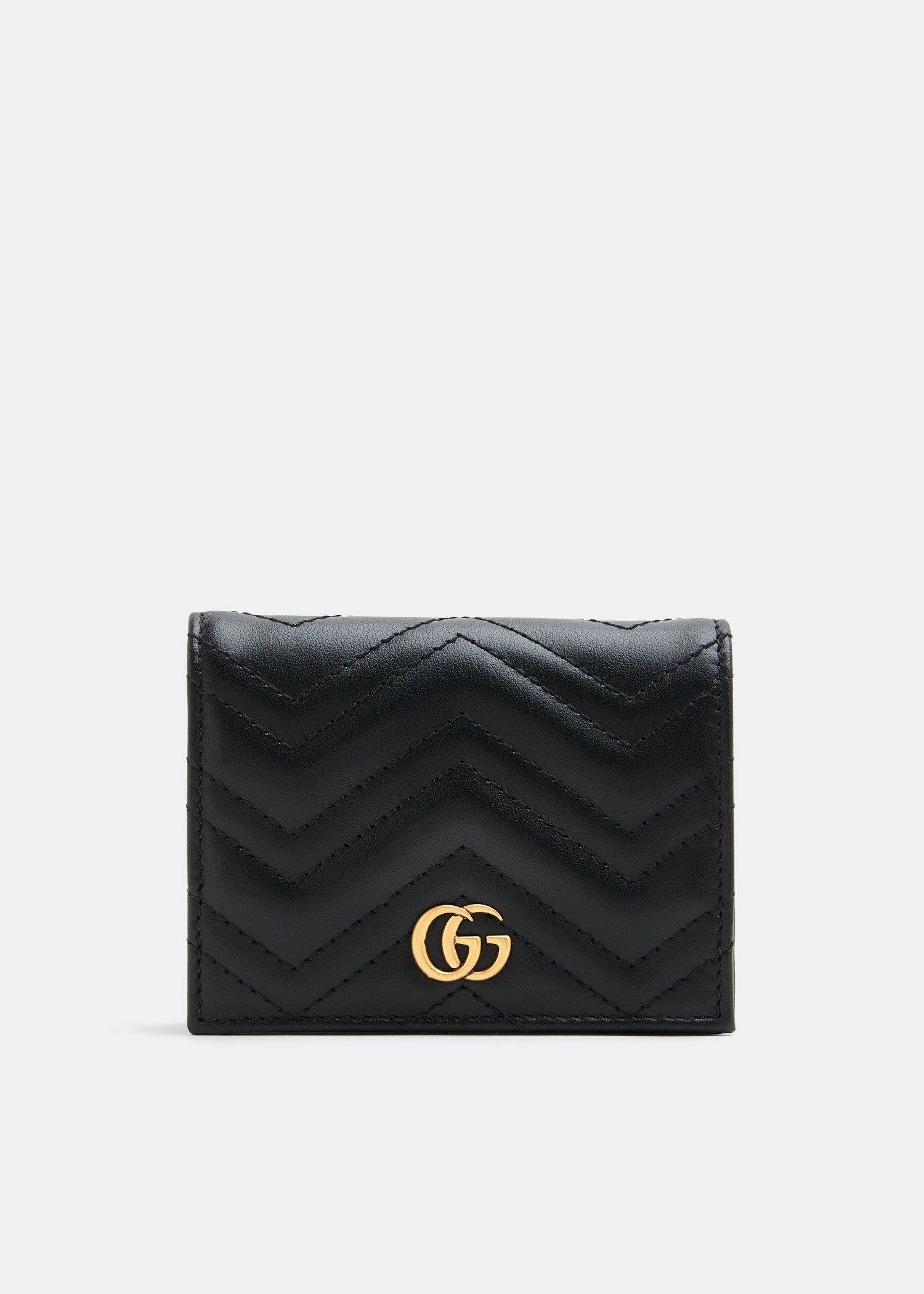 Buy Gucci Neutral GG Marmont Keychain Wallet in Matelassé Leather for WOMEN  in Oman