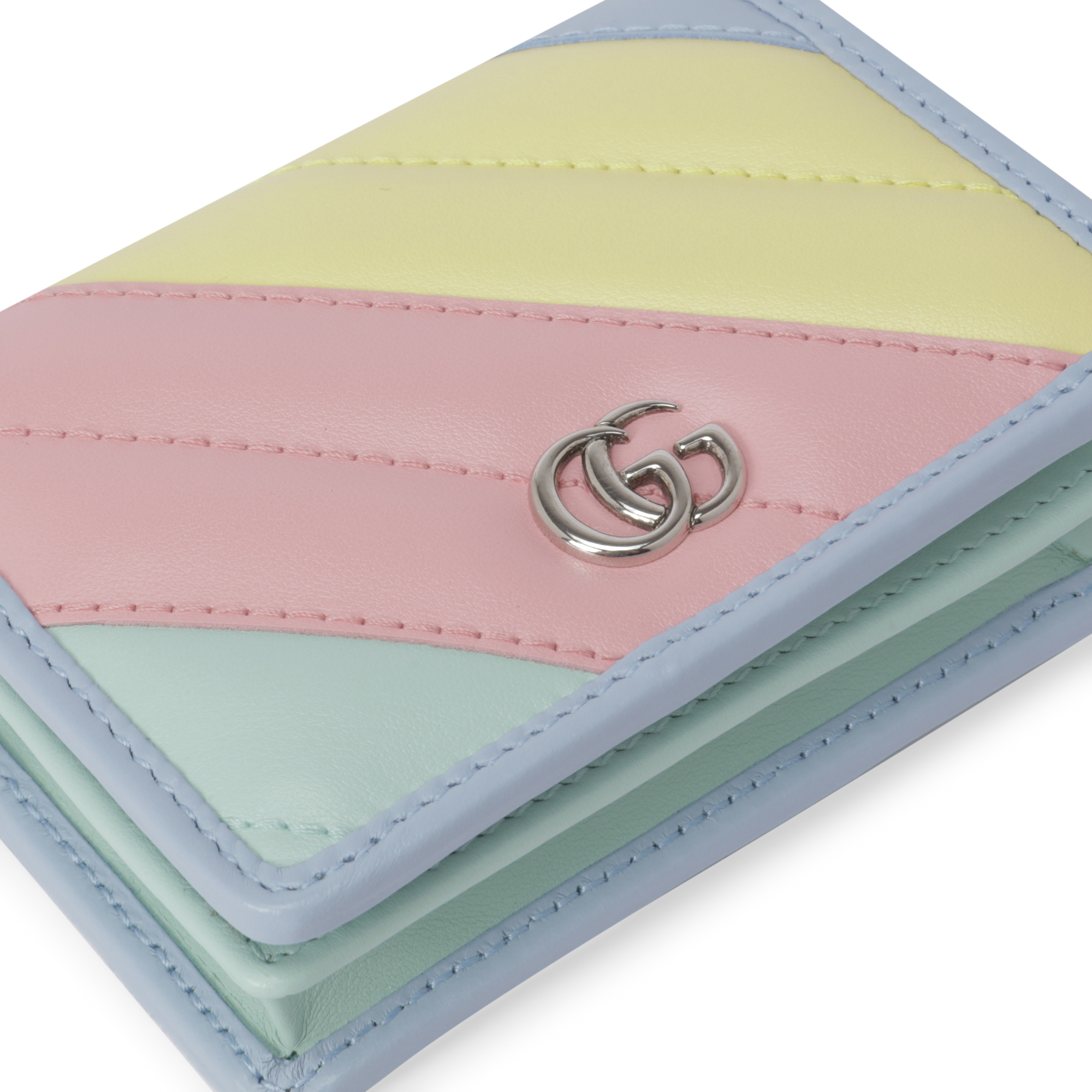 

GG Marmont card case wallet, Multi-coloured