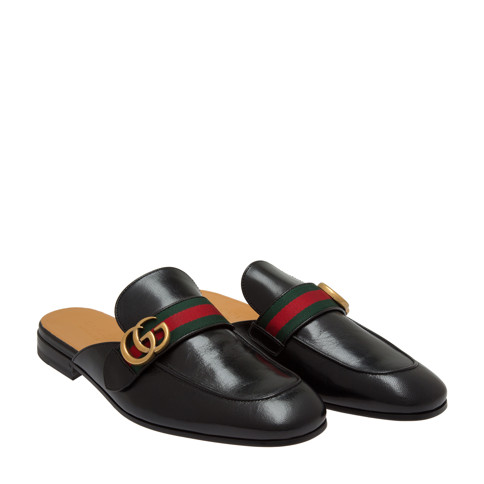 

New Kings backless loafers, Black
