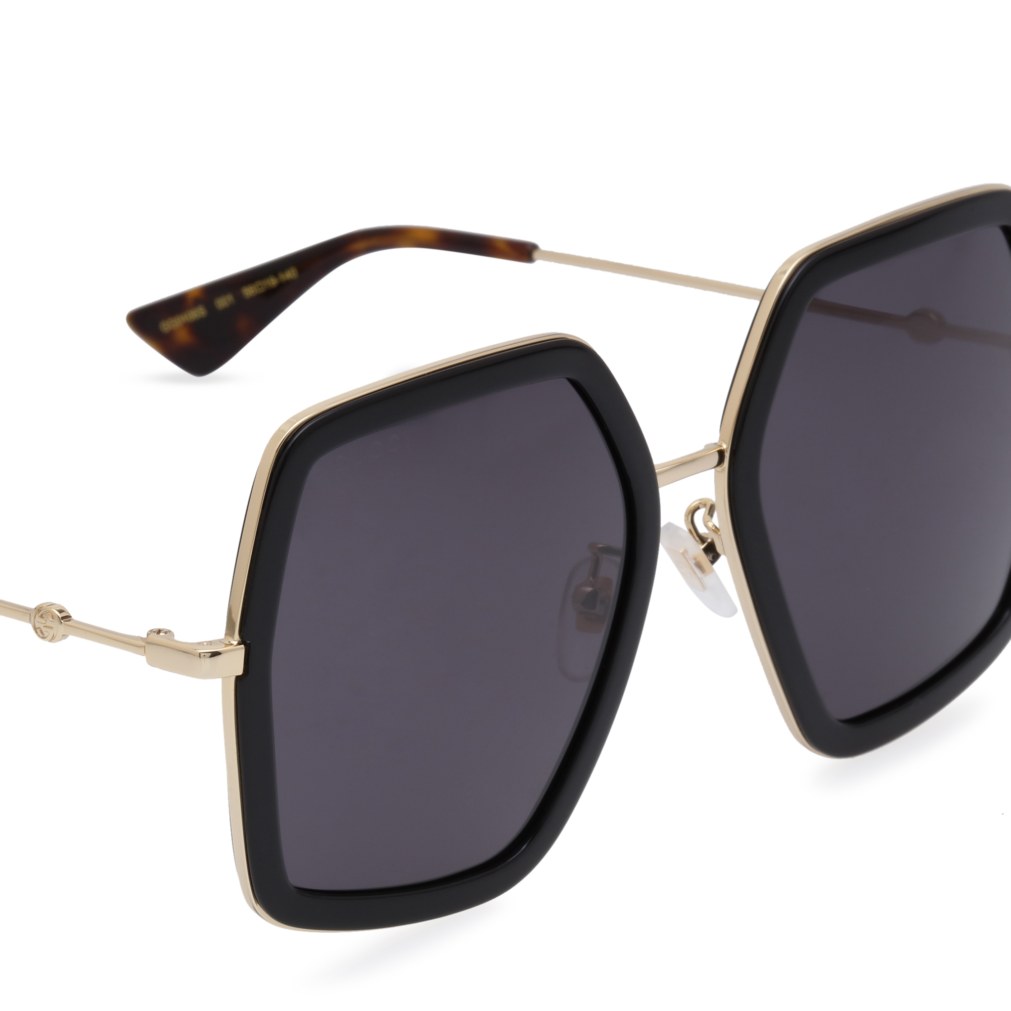 

Overzise metal sunglasses, Black