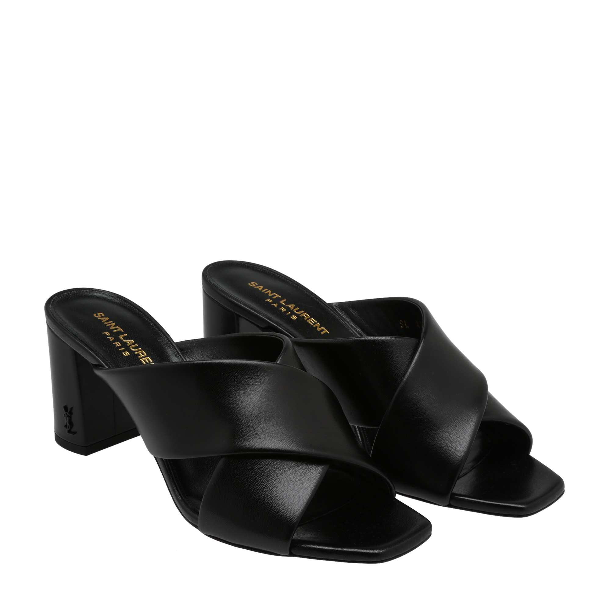 

Loulou leather sandals, Black