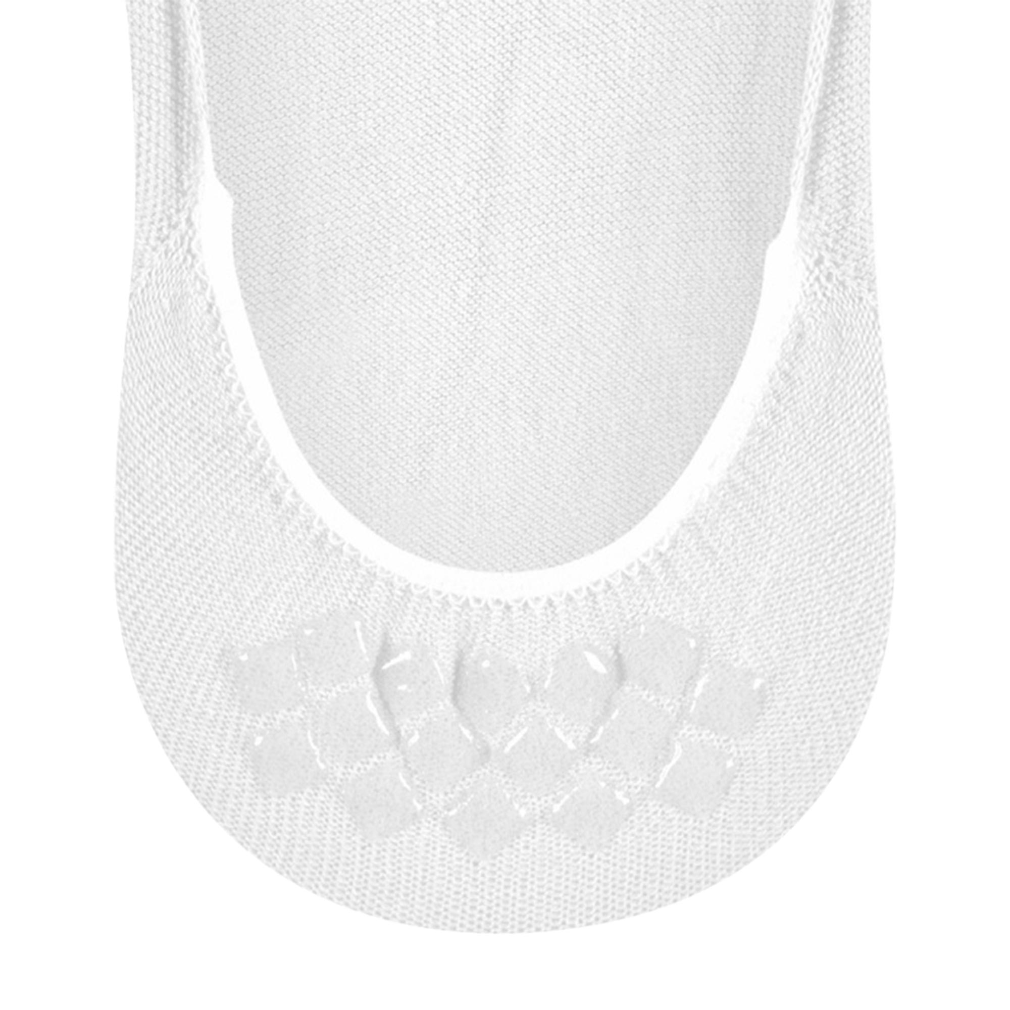 

Step no show socks, White
