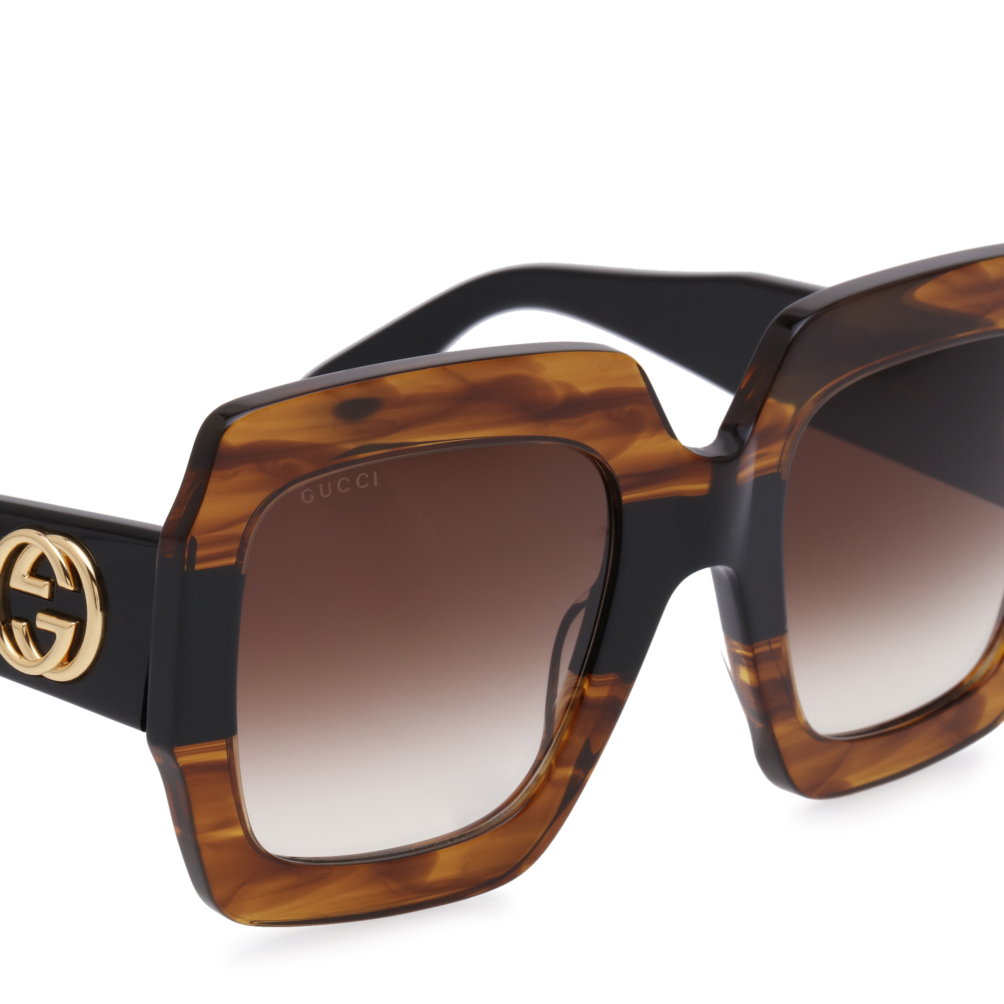 

Square-frame acetate sunglasses, Brown