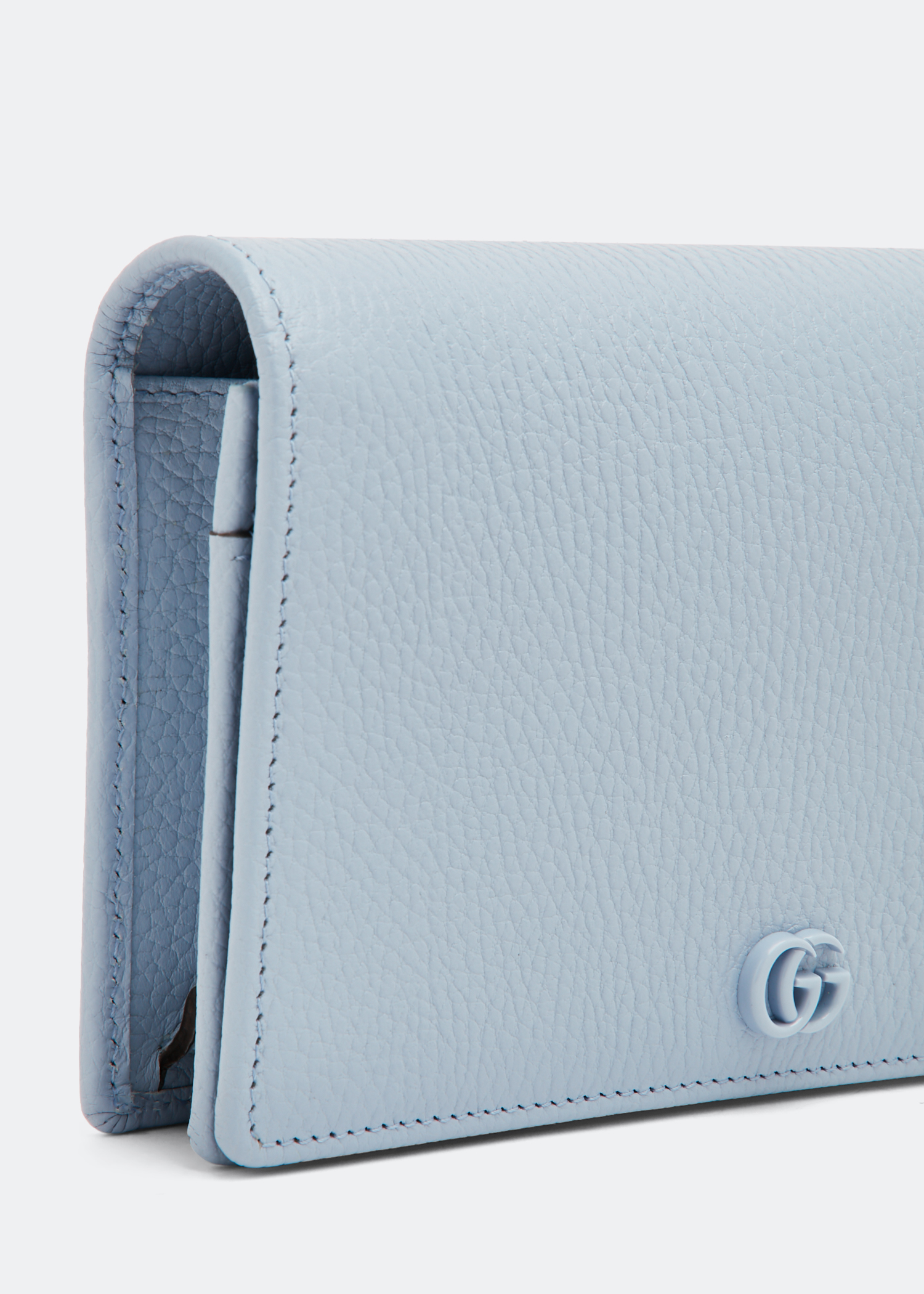 

GG Marmont chain wallet, Blue