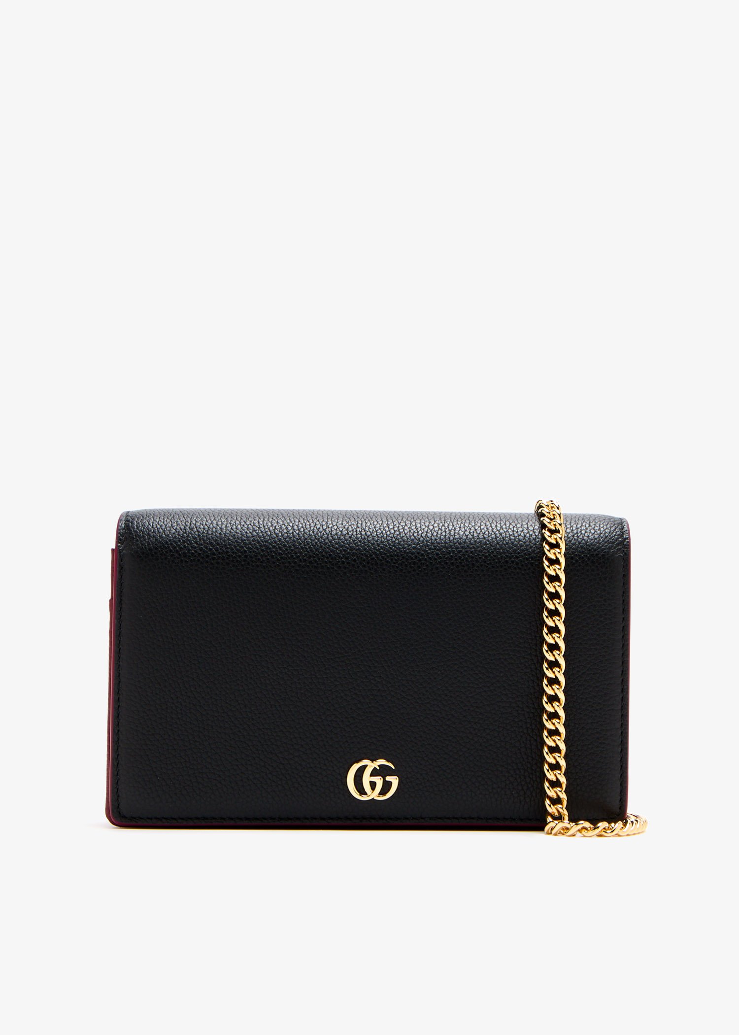

GG Marmont mini chain bag, Black