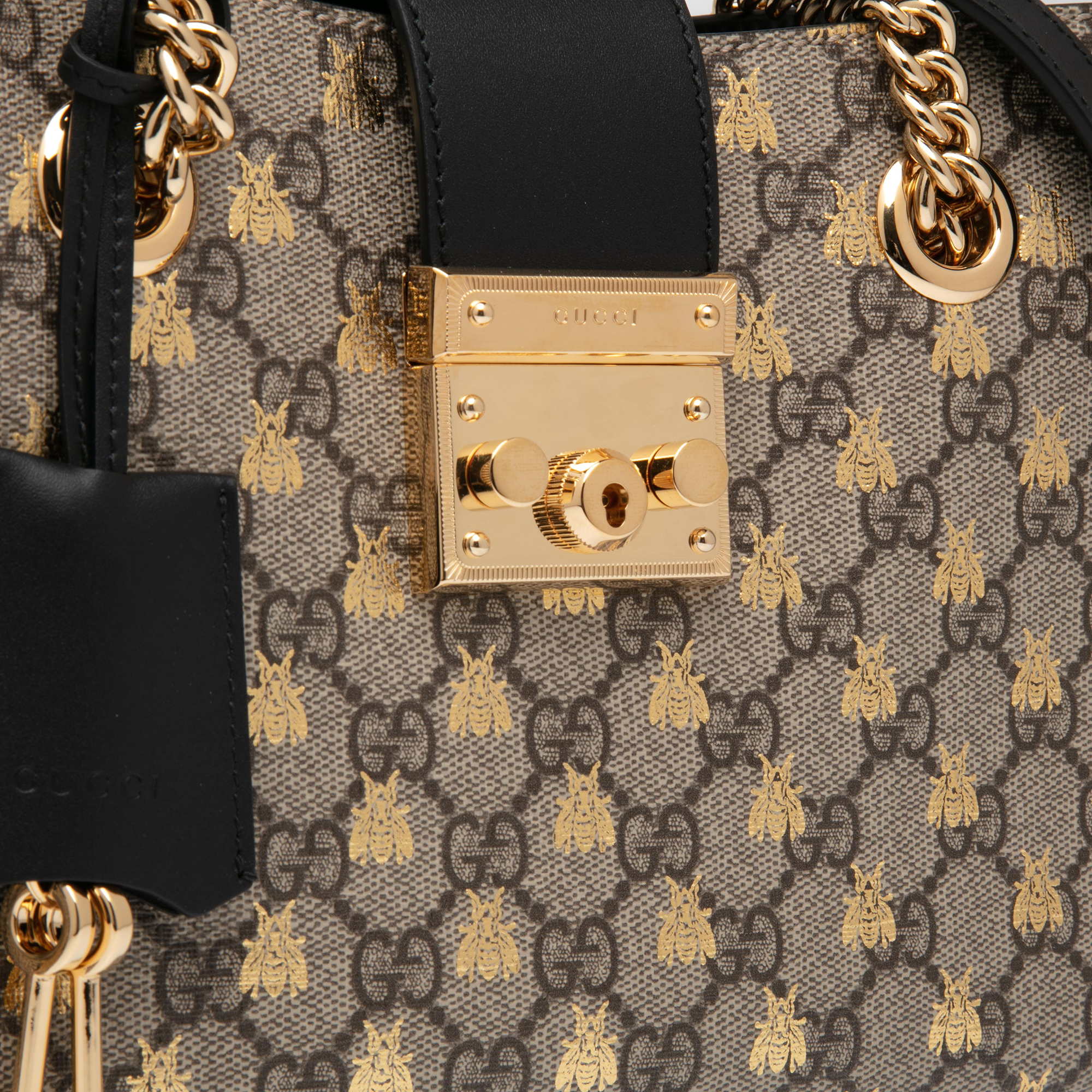 

GG Padlock small shoulder bag, Beige