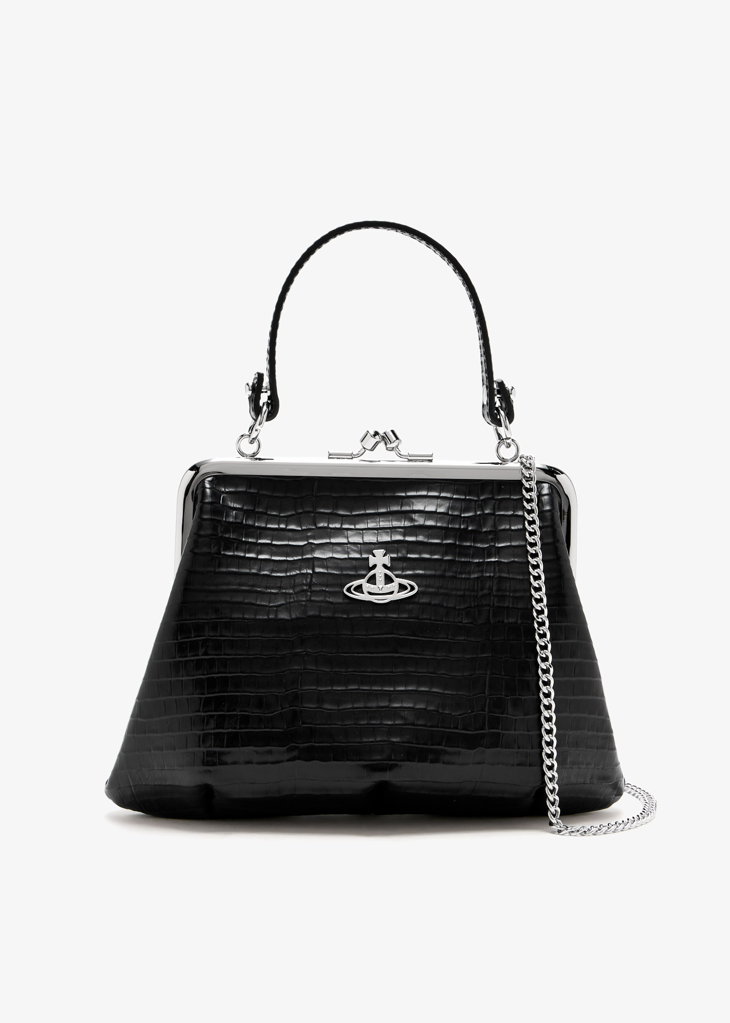 

Granny Frame purse, Black