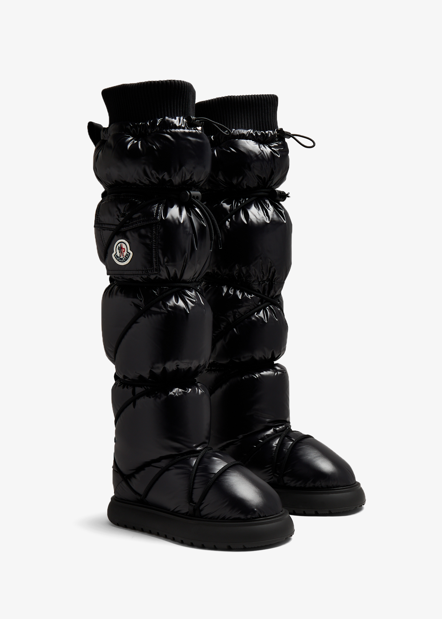 Moncler Gaia Pocket high boots for Women - Black in UAE