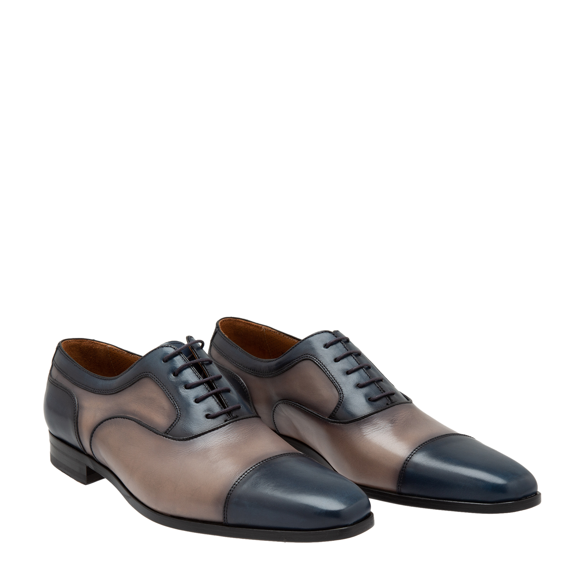 

Leather Oxford shoes, Brown
